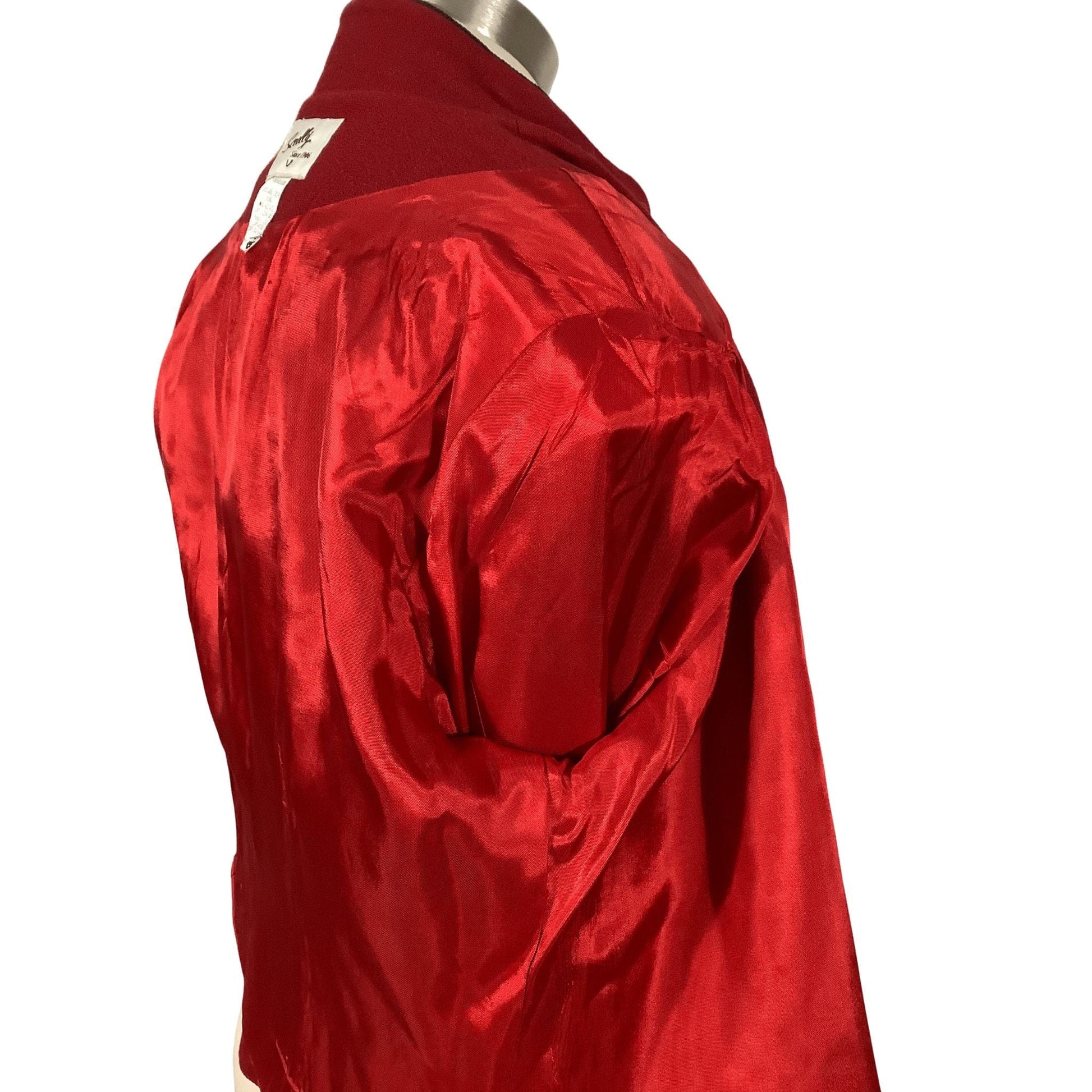 Western Red Wool Jacket