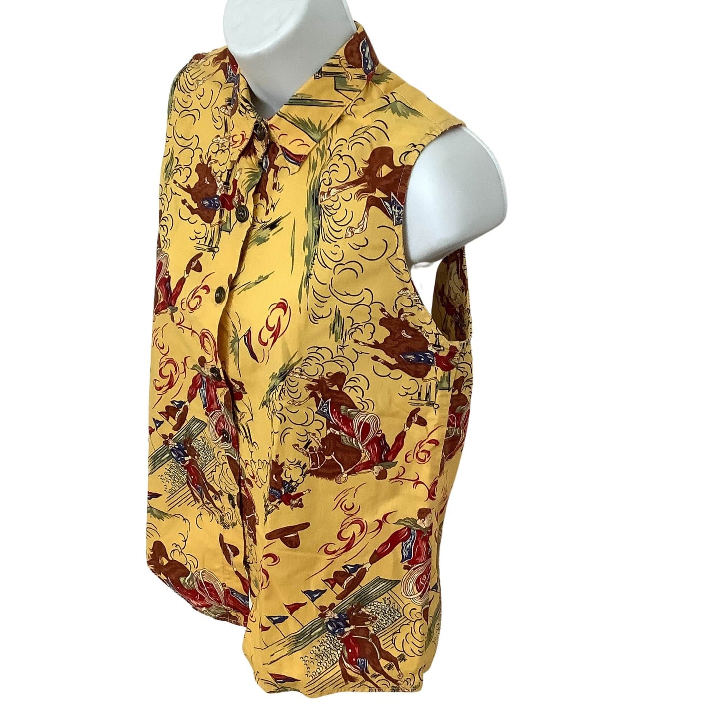 Western Sleeveless Blouse - Panhandle Slim Ranchwear