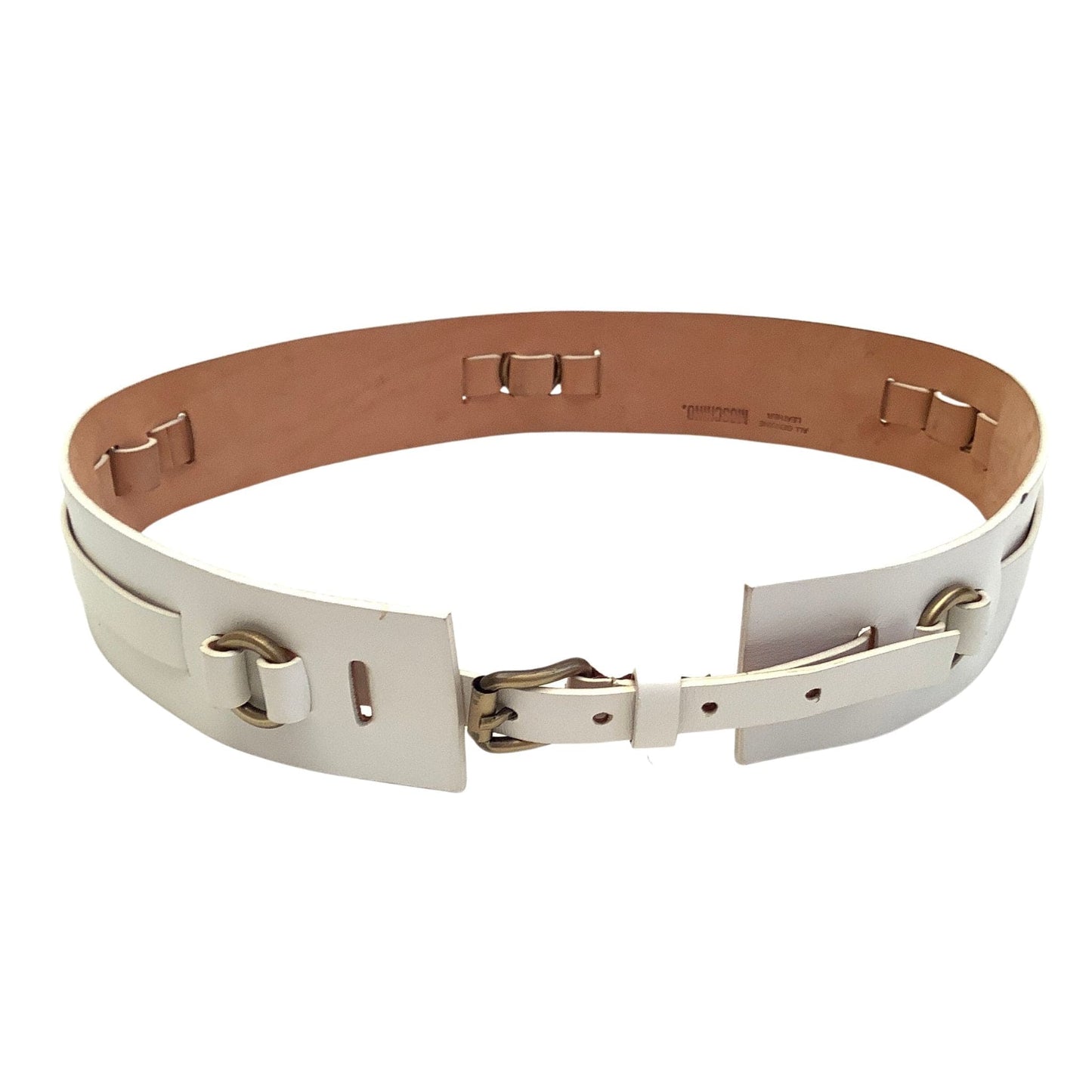 White Equestrian Belt
