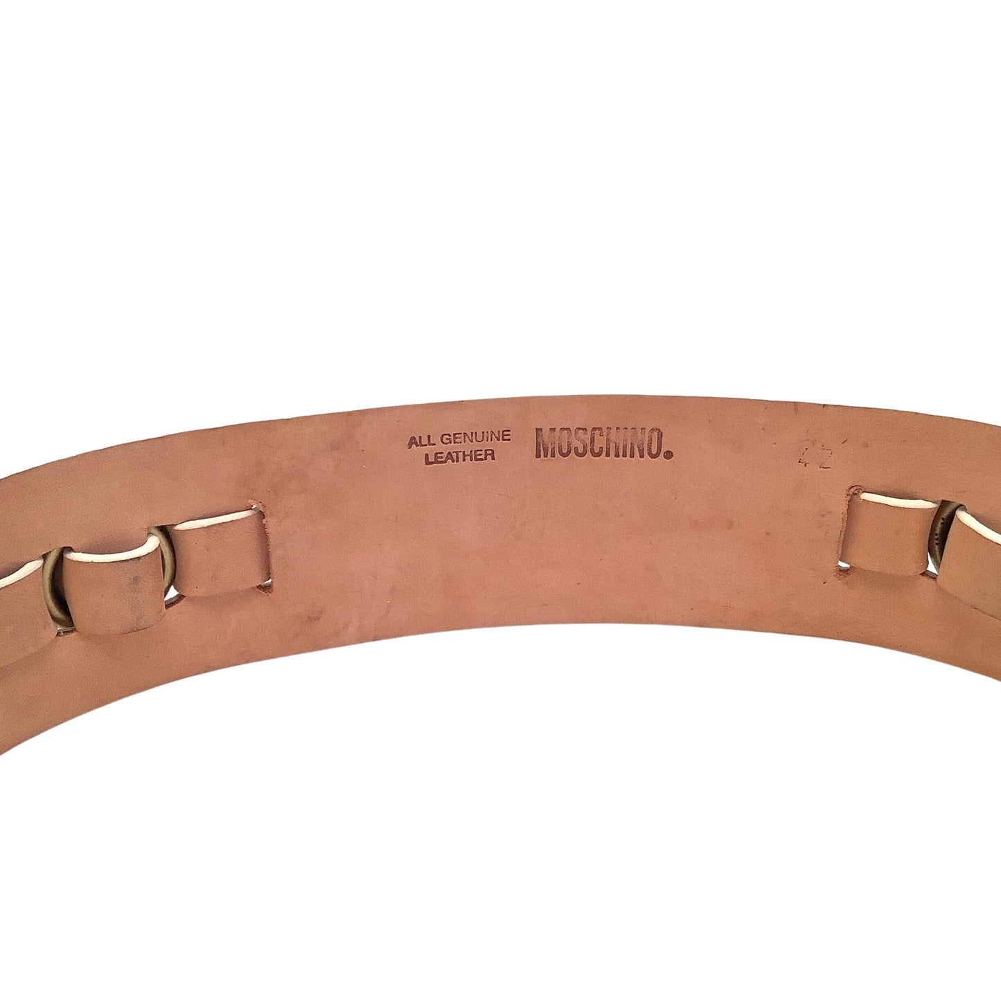 White Equestrian Belt