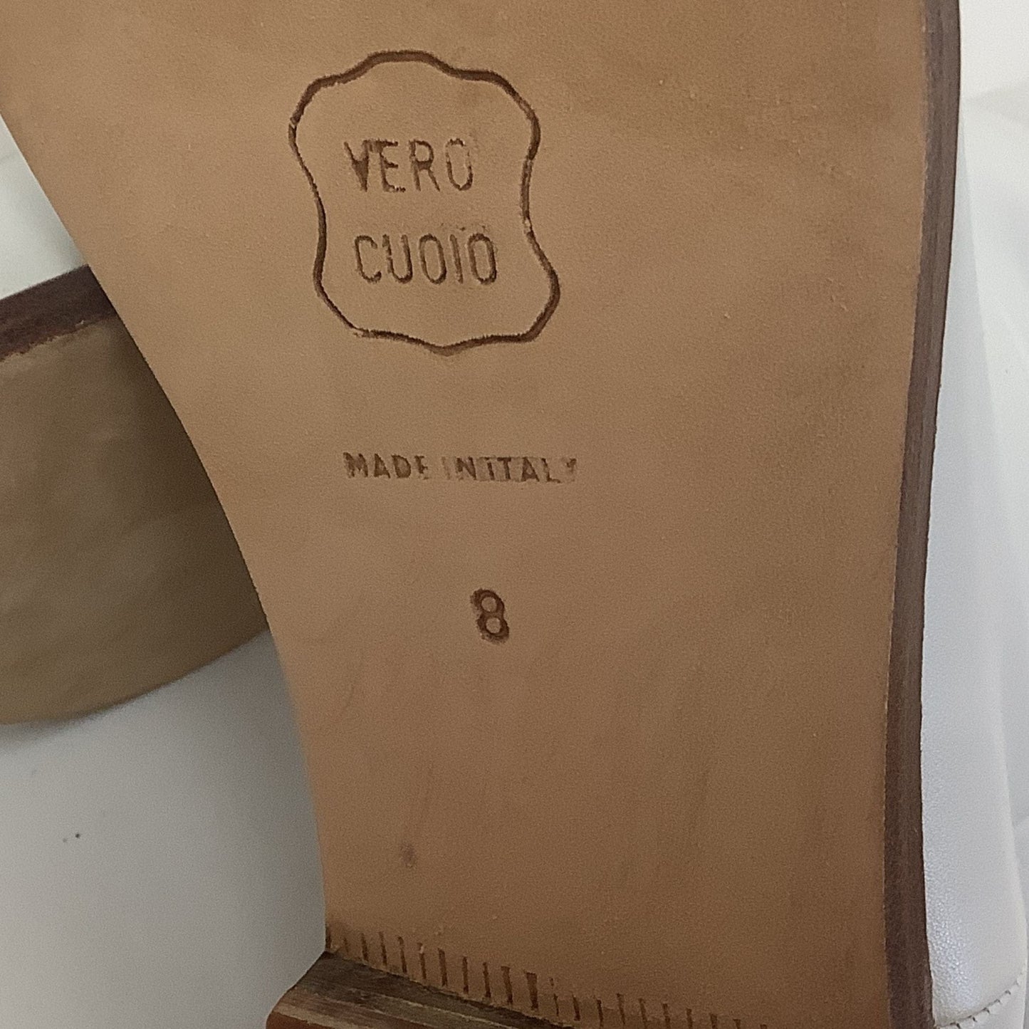 White Leather Boots 1990s