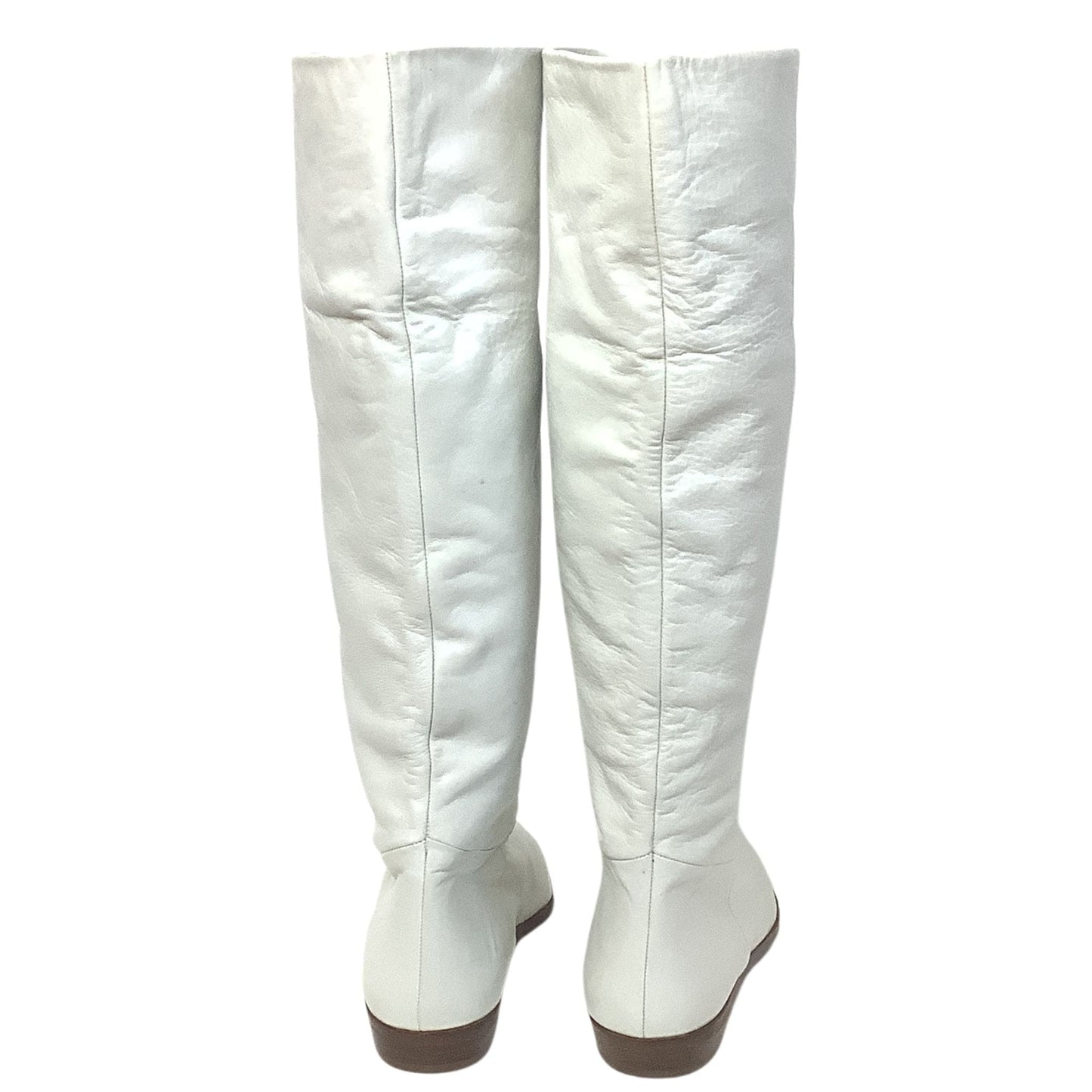 White Leather Boots 1990s