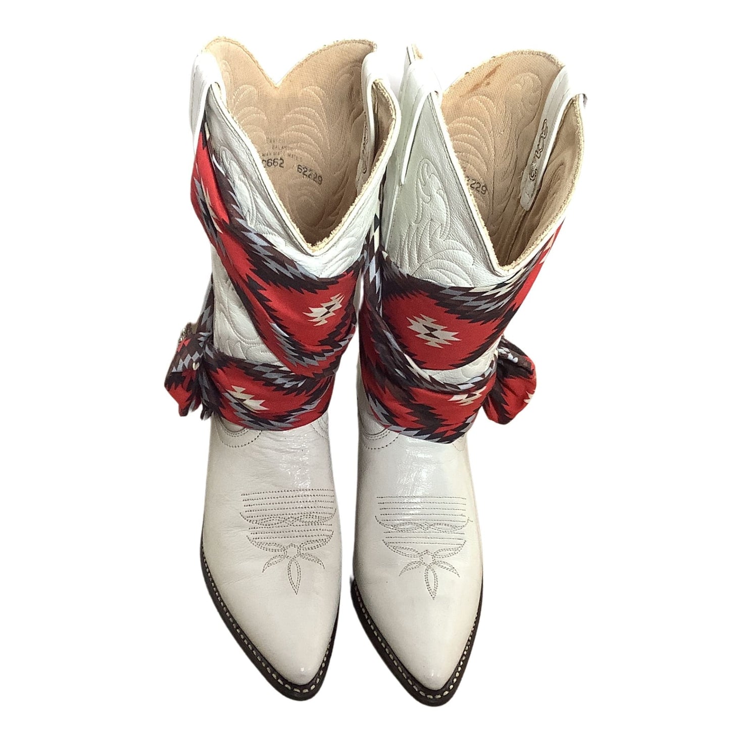 White Rodeo Boots