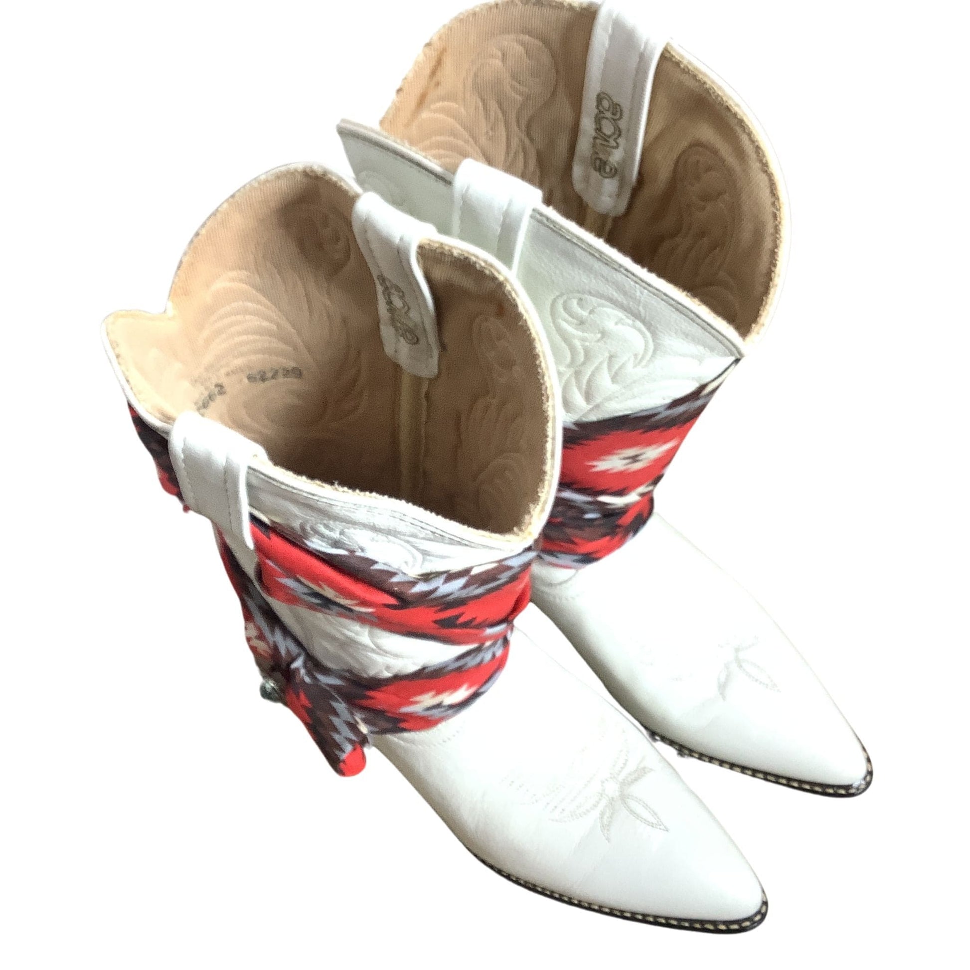 White Rodeo Boots