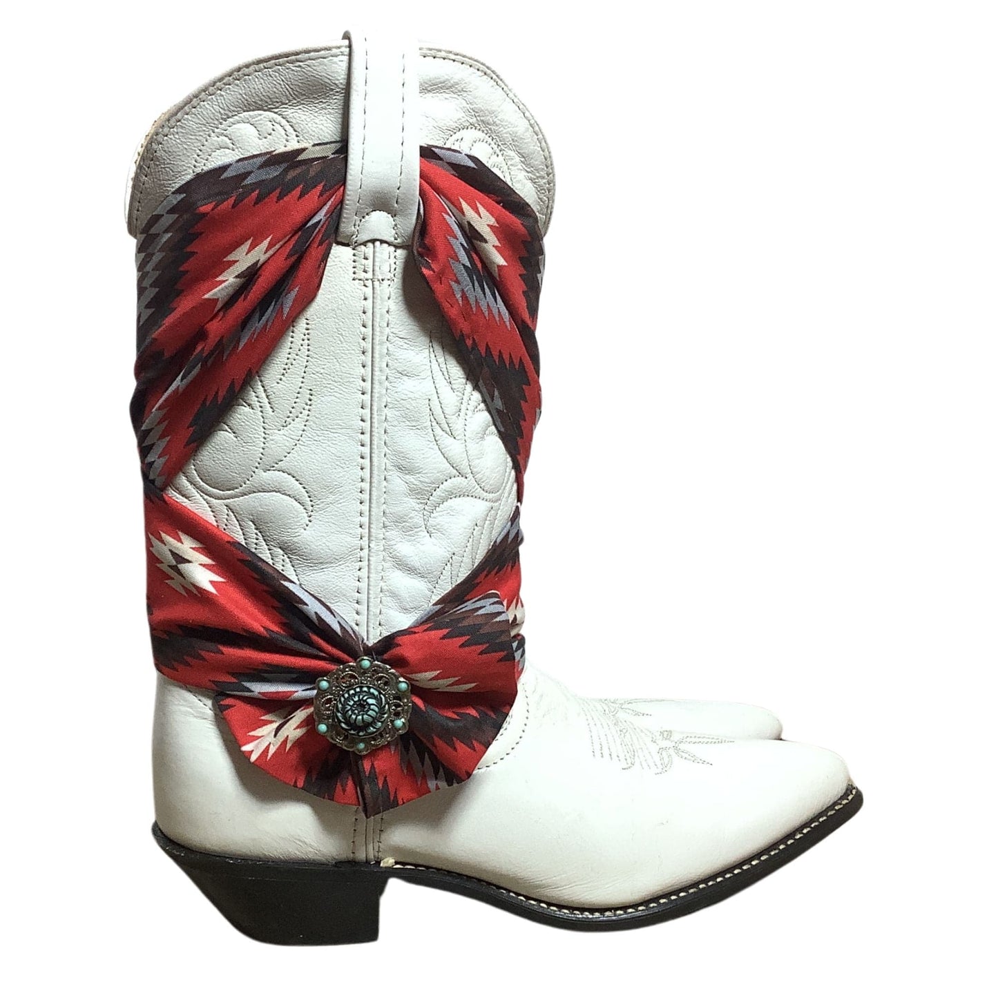 White Rodeo Boots