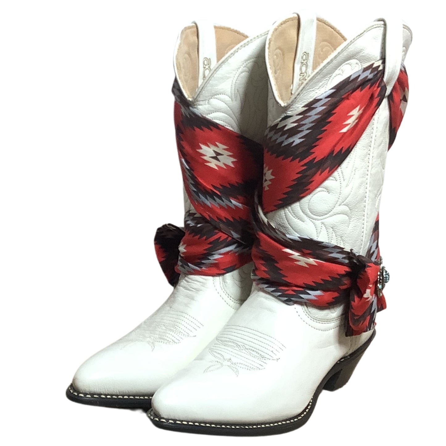 White Rodeo Boots