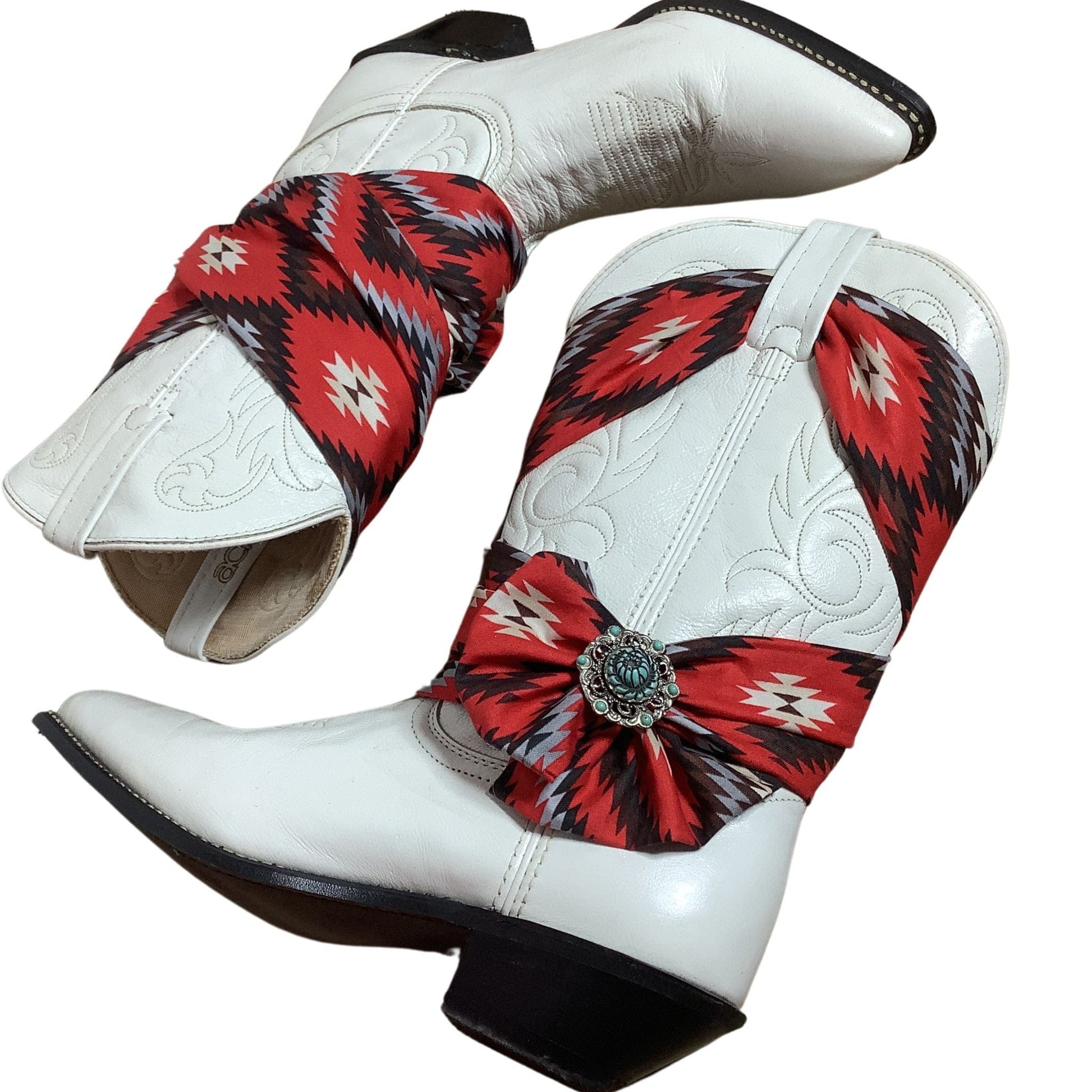 White Rodeo Boots