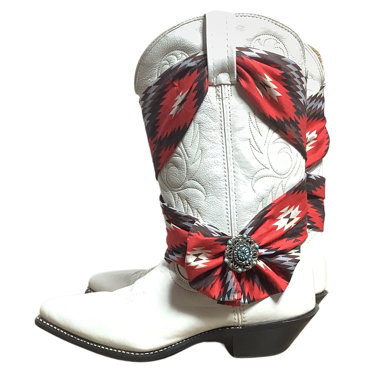 White Rodeo Boots