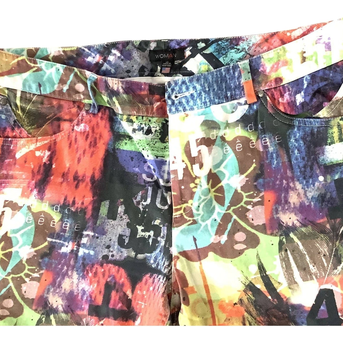 Woman Brand Graffiti Jeans