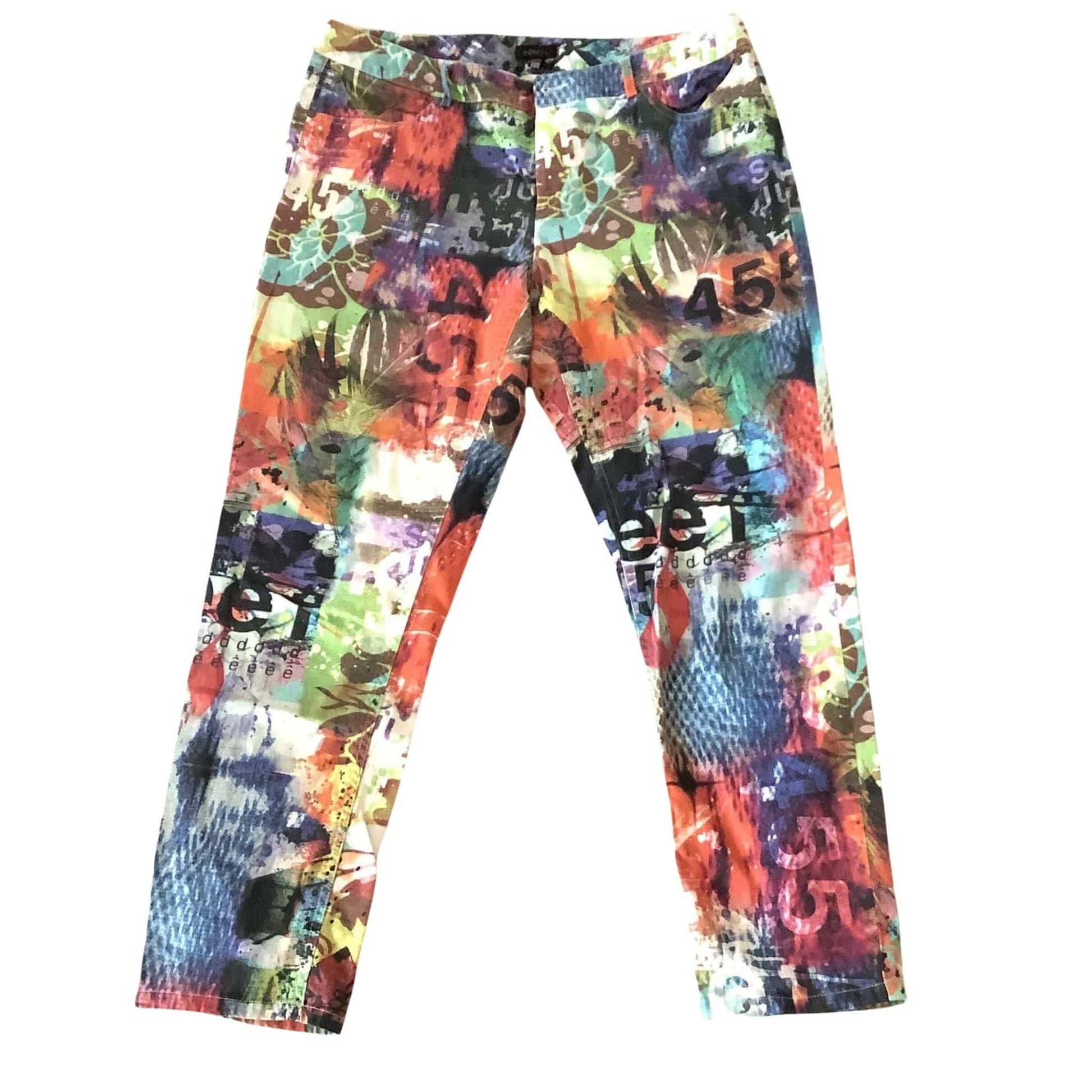 Woman Brand Graffiti Jeans