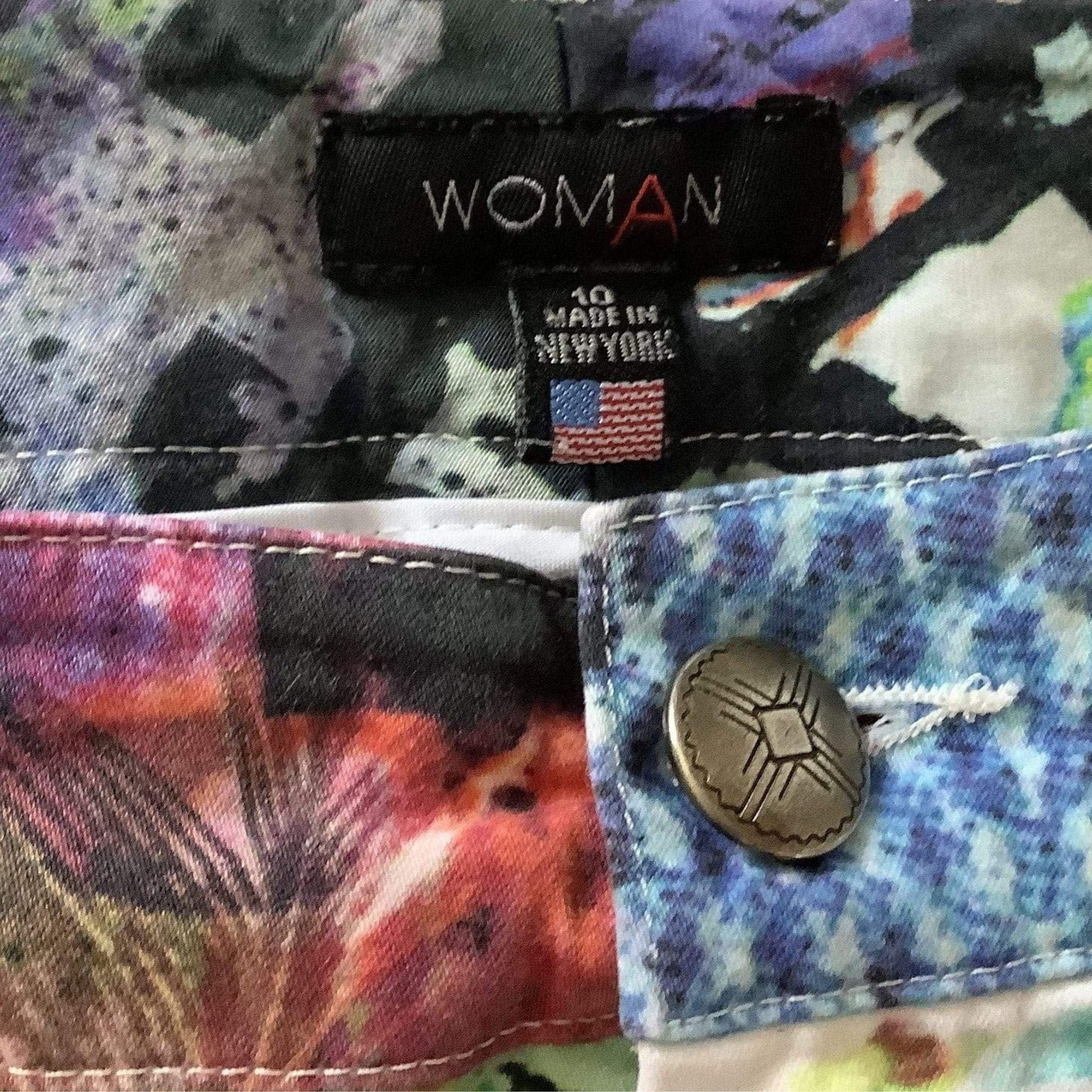 Woman Brand Graffiti Jeans