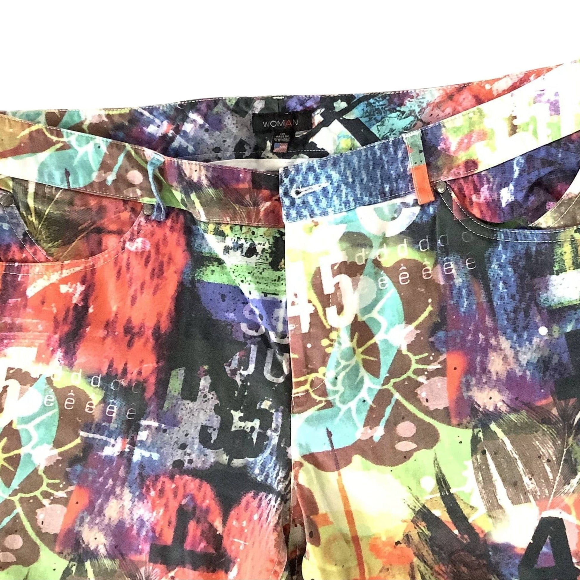 Woman Brand Graffiti Jeans