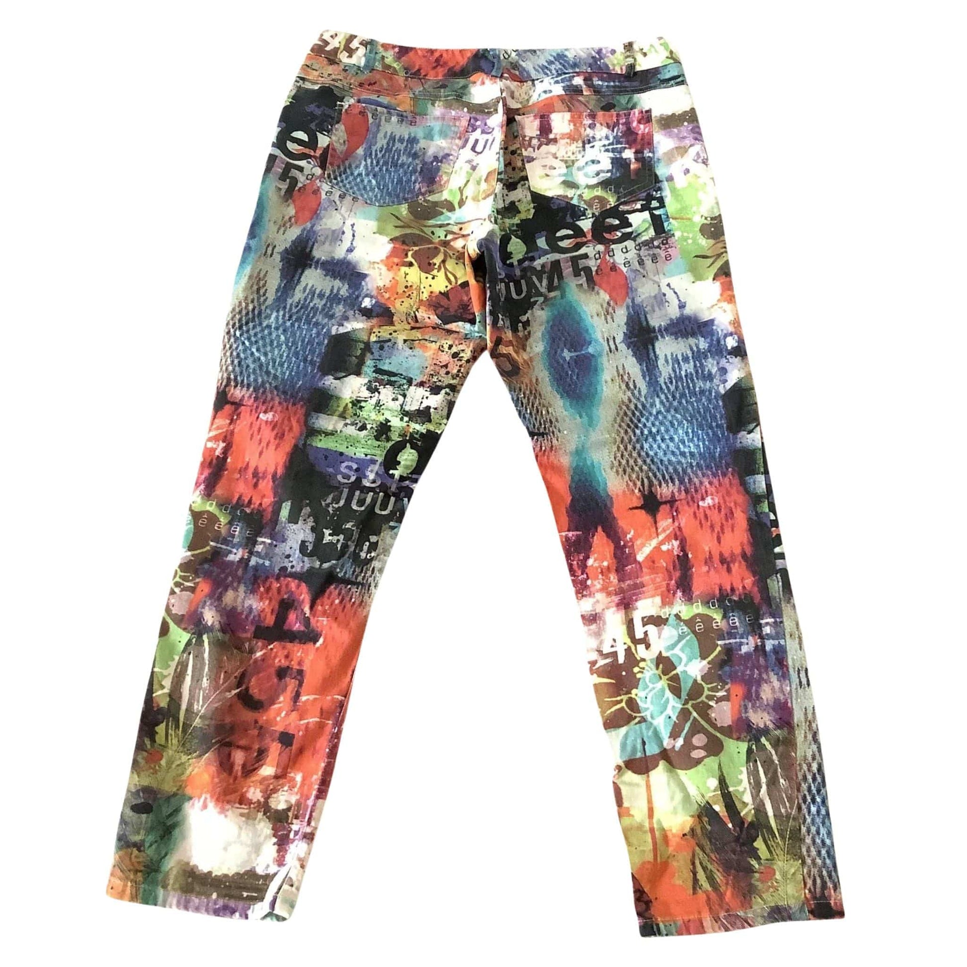 Woman Brand Graffiti Jeans