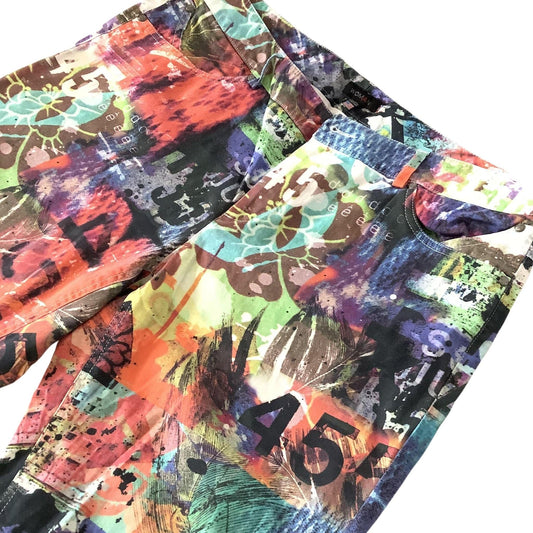 Woman Brand Graffiti Jeans