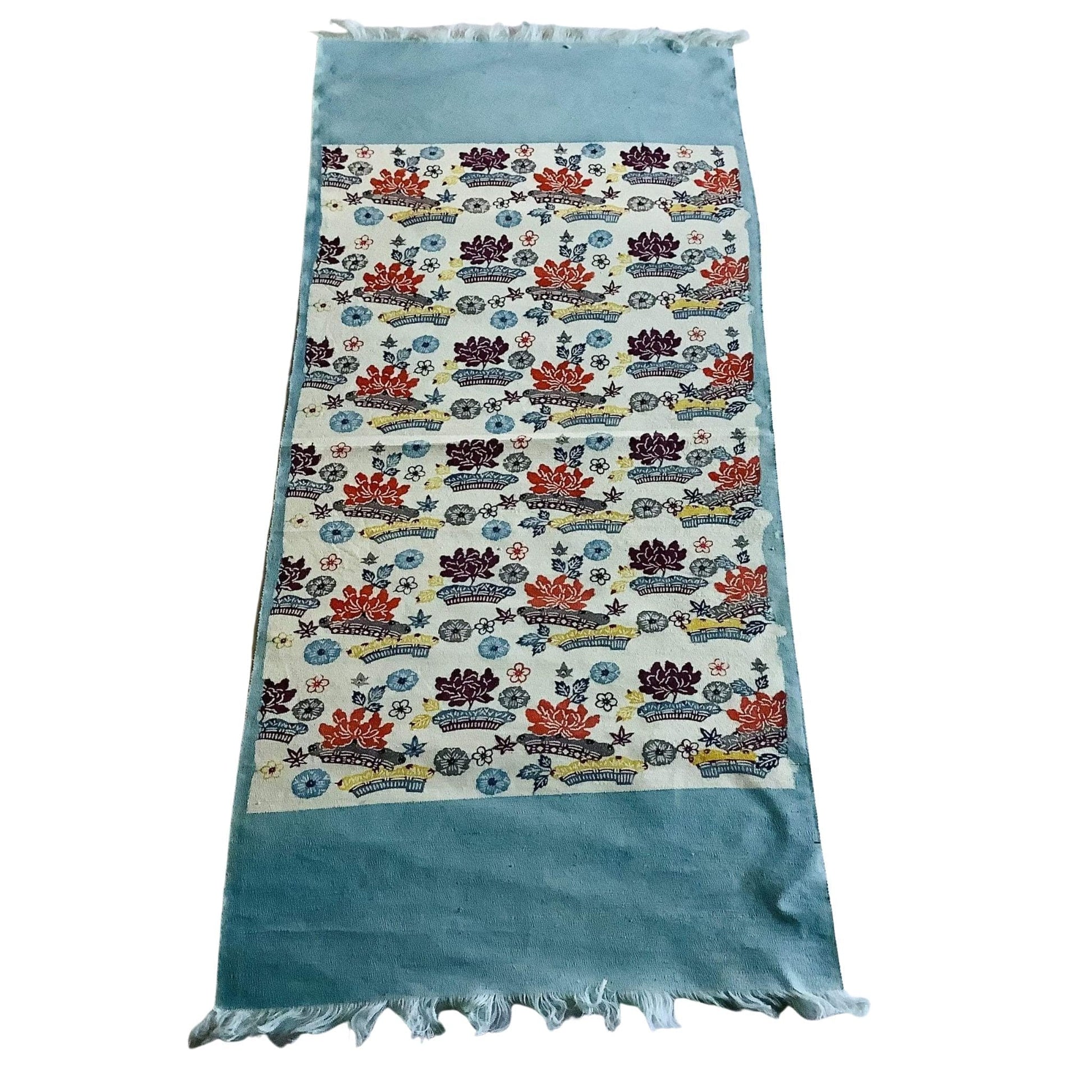 Woodblock Silk Panel