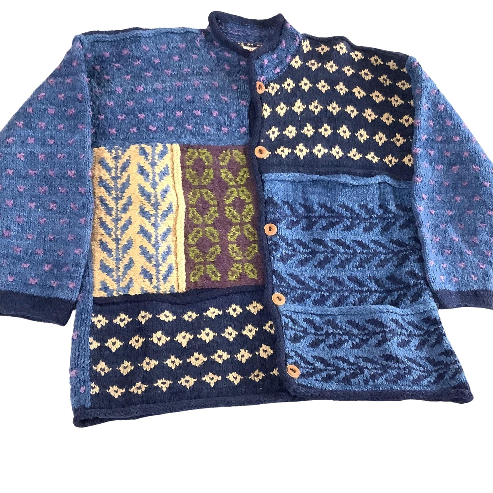 Wool Cardigan Sweater