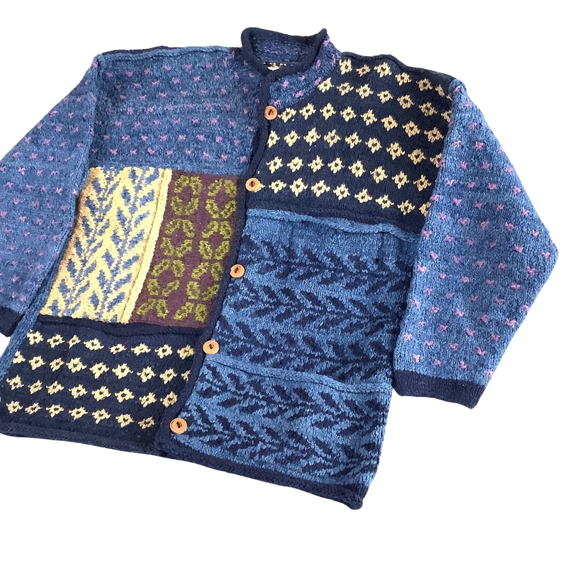 Wool Cardigan Sweater