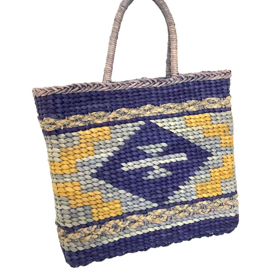 Woven Corn Husk Tote