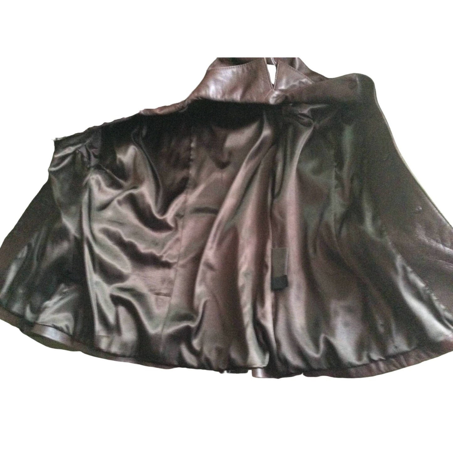 Y2K Belted Leather Jacket Medium / Brown / Y2K - Now