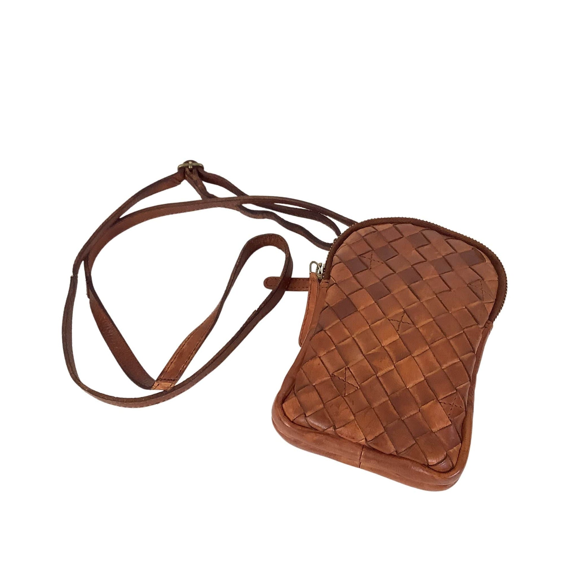 Y2K Crossbody Woven Bag Tan / Leather / Y2K - Now
