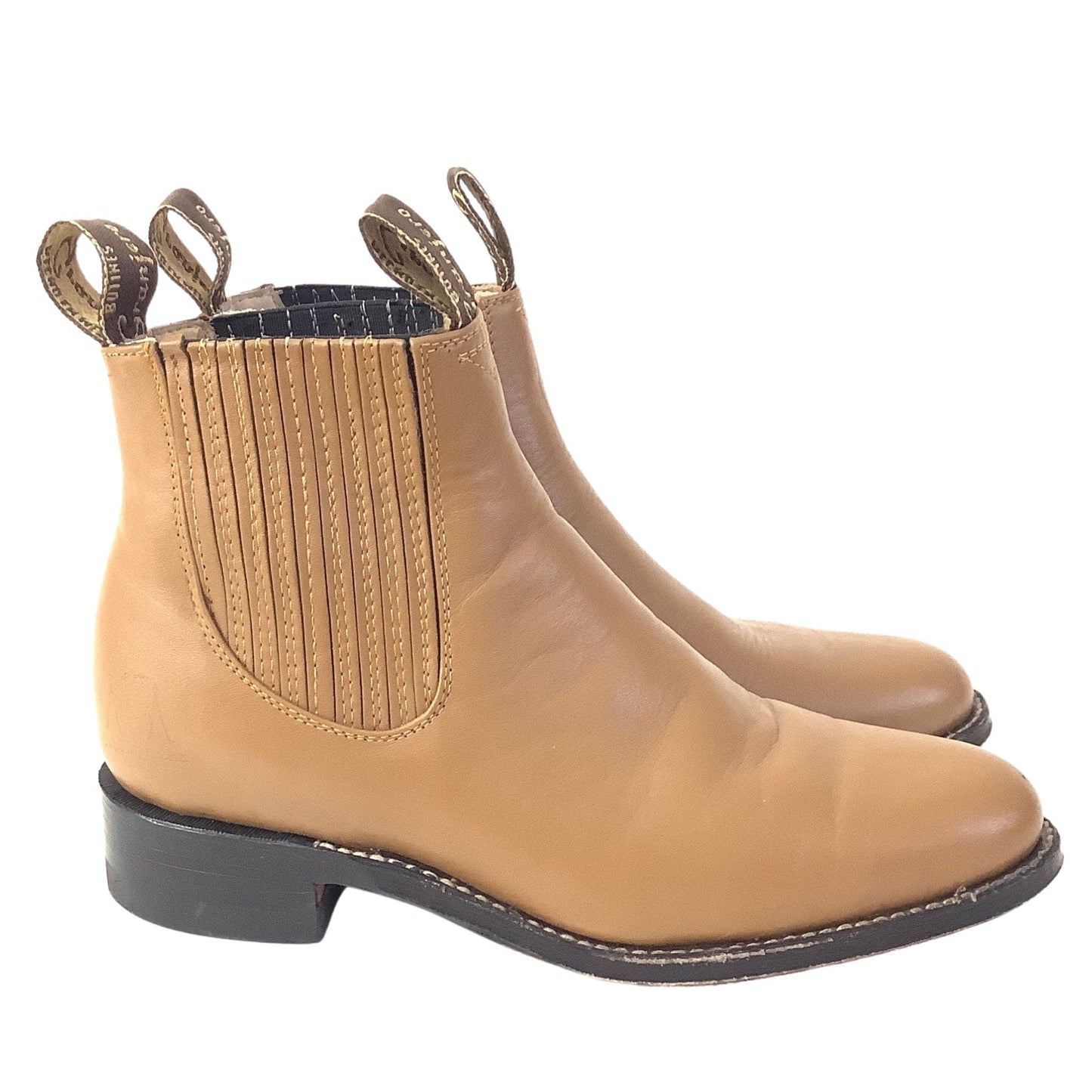 Y2K Leather Chelsea Boots 9 / Tan / Y2K - Now