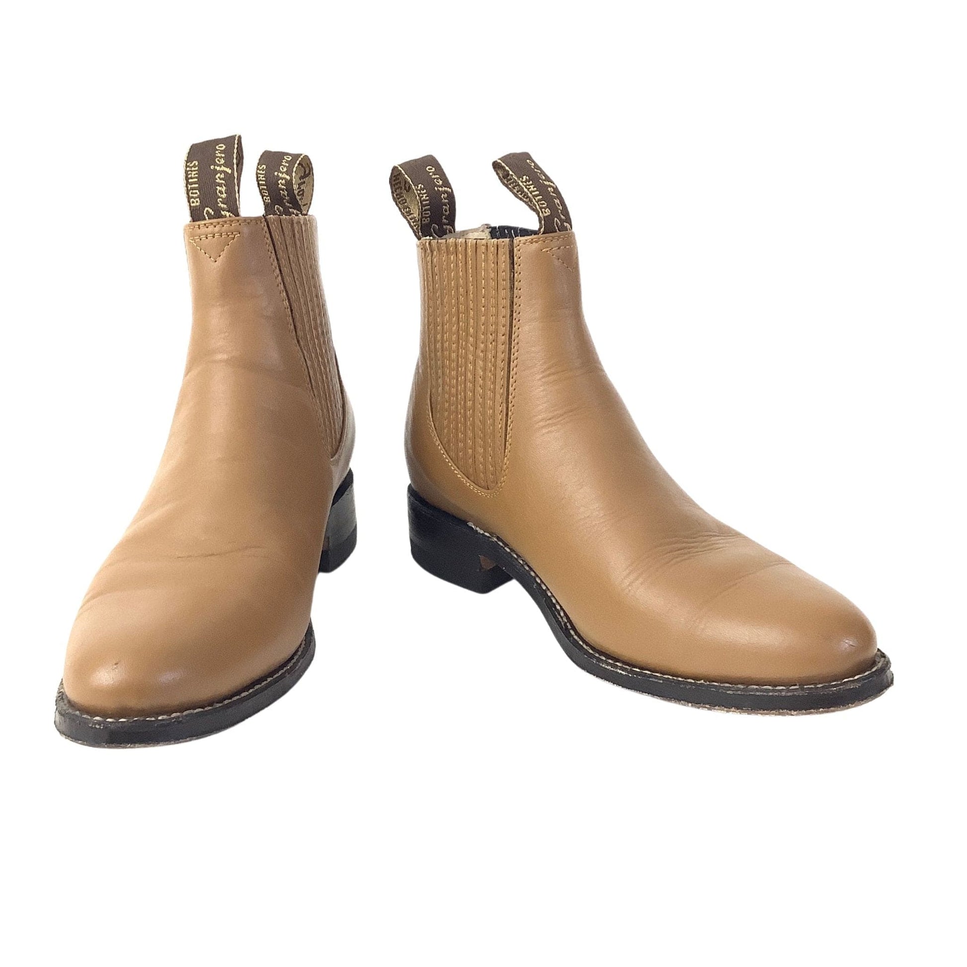 Y2K Leather Chelsea Boots 9 / Tan / Y2K - Now