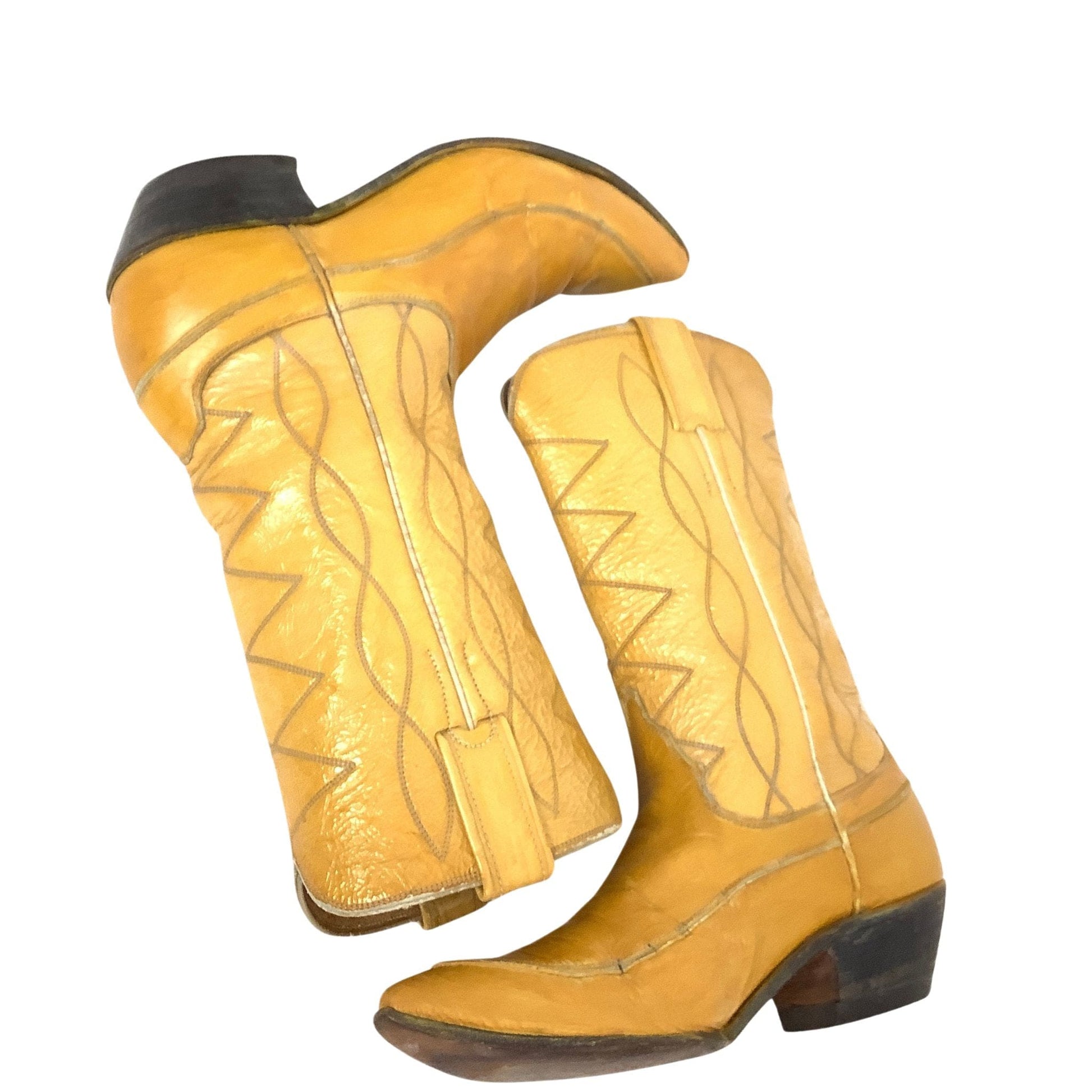 Yellow Cowboy Boots