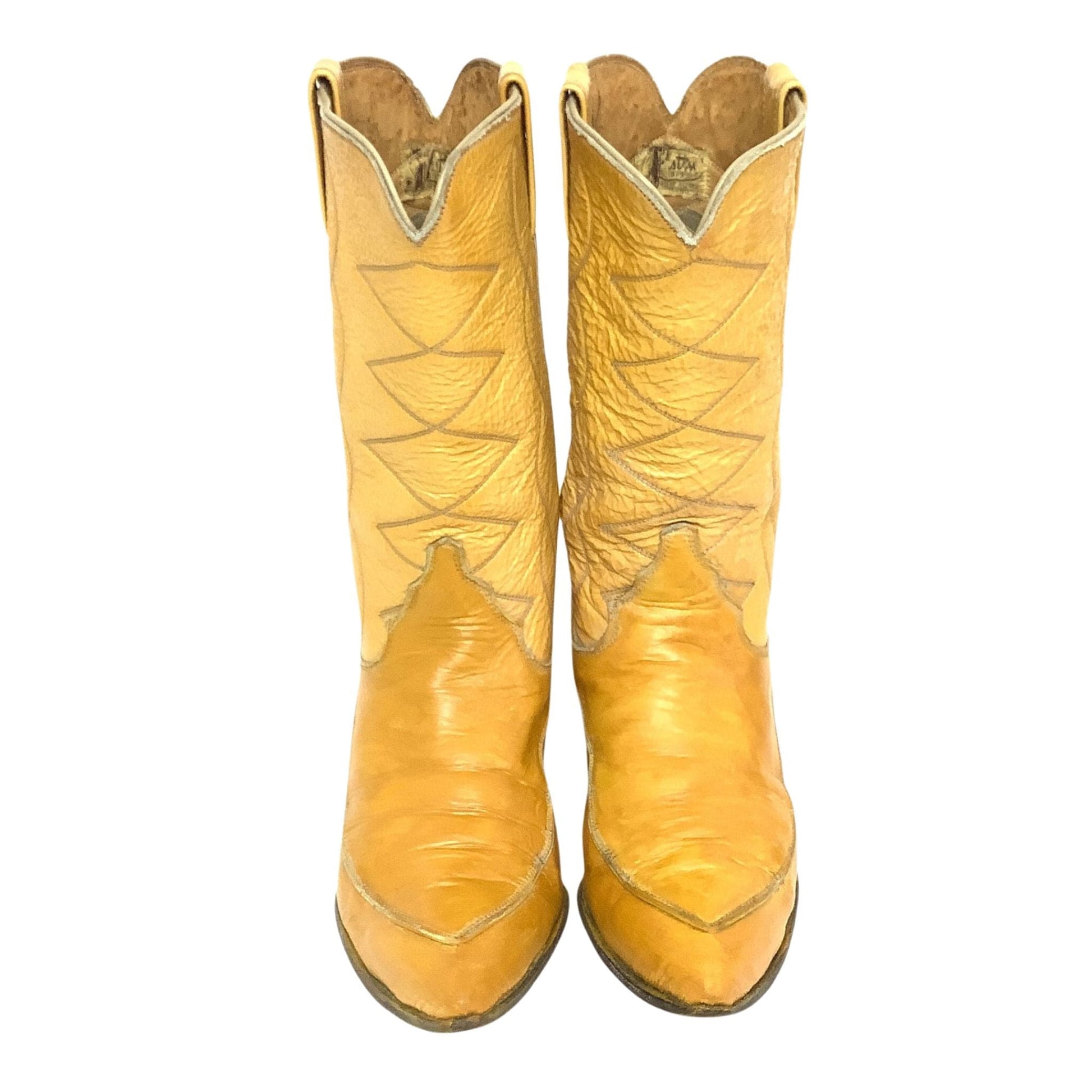Yellow Cowboy Boots