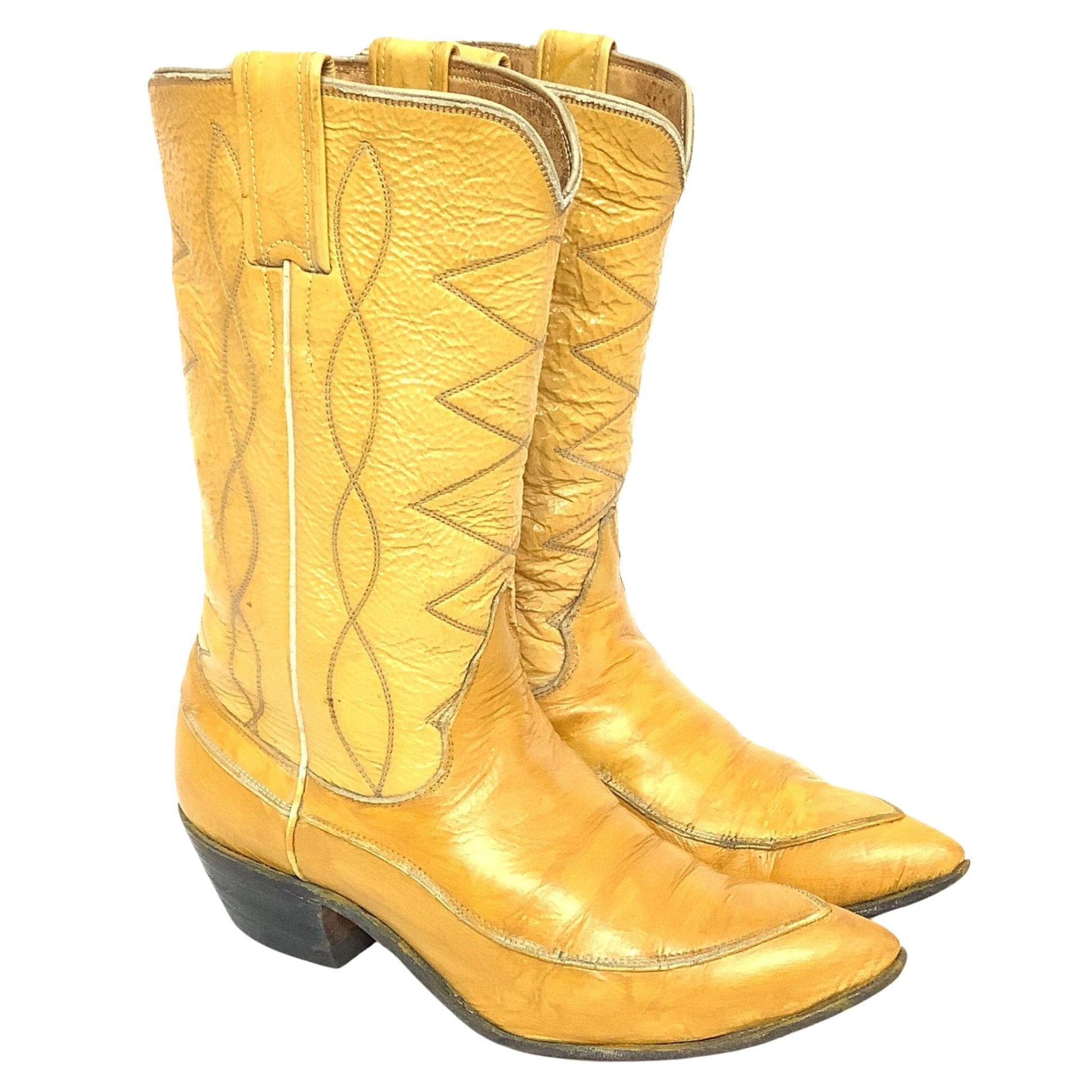 Yellow Cowboy Boots
