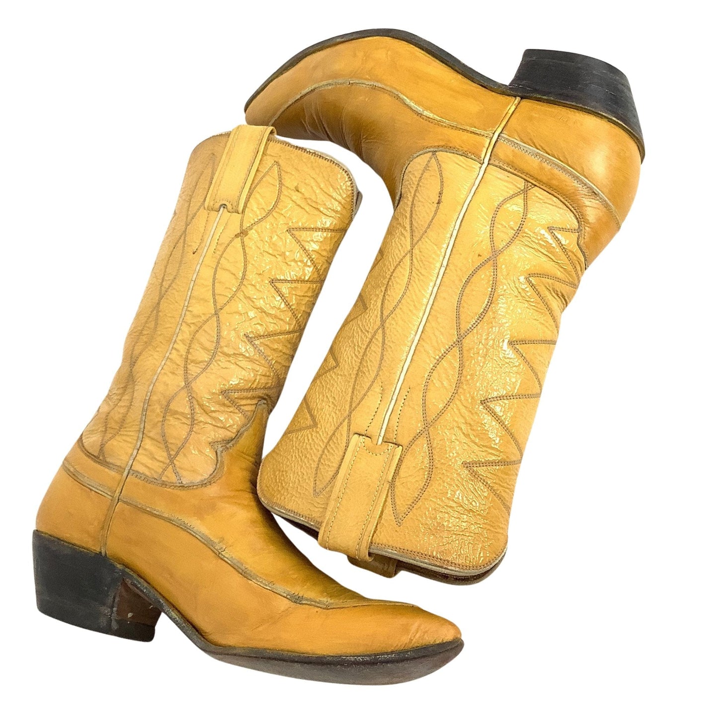 Yellow Cowboy Boots