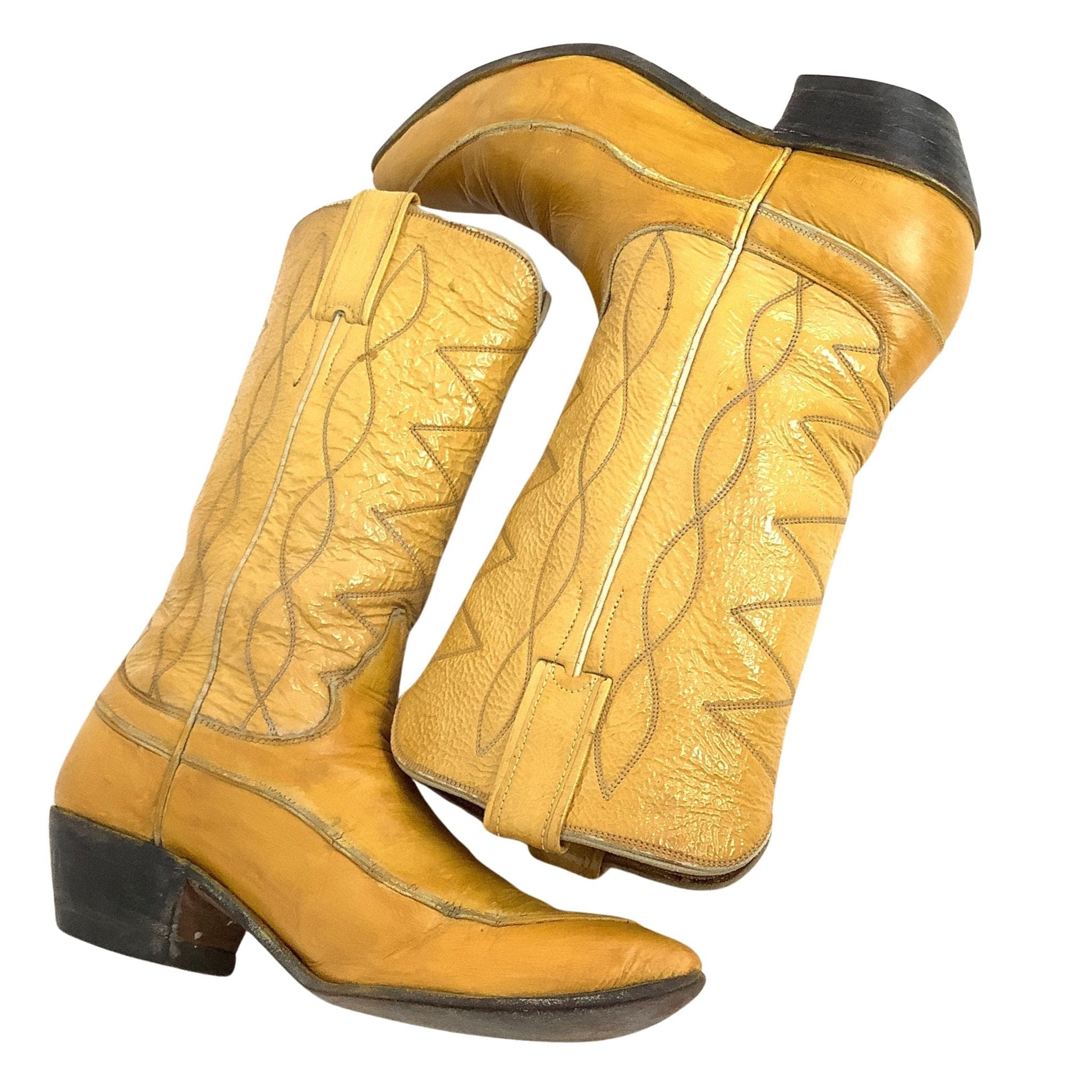 Yellow Cowboy Boots