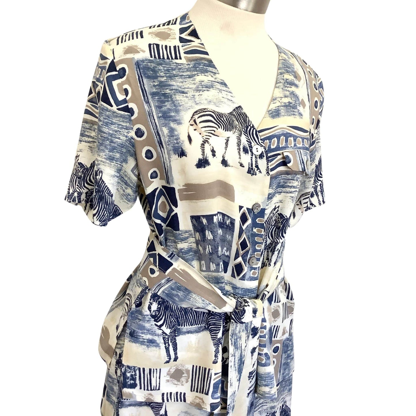 Zebra Themed Skirt Set