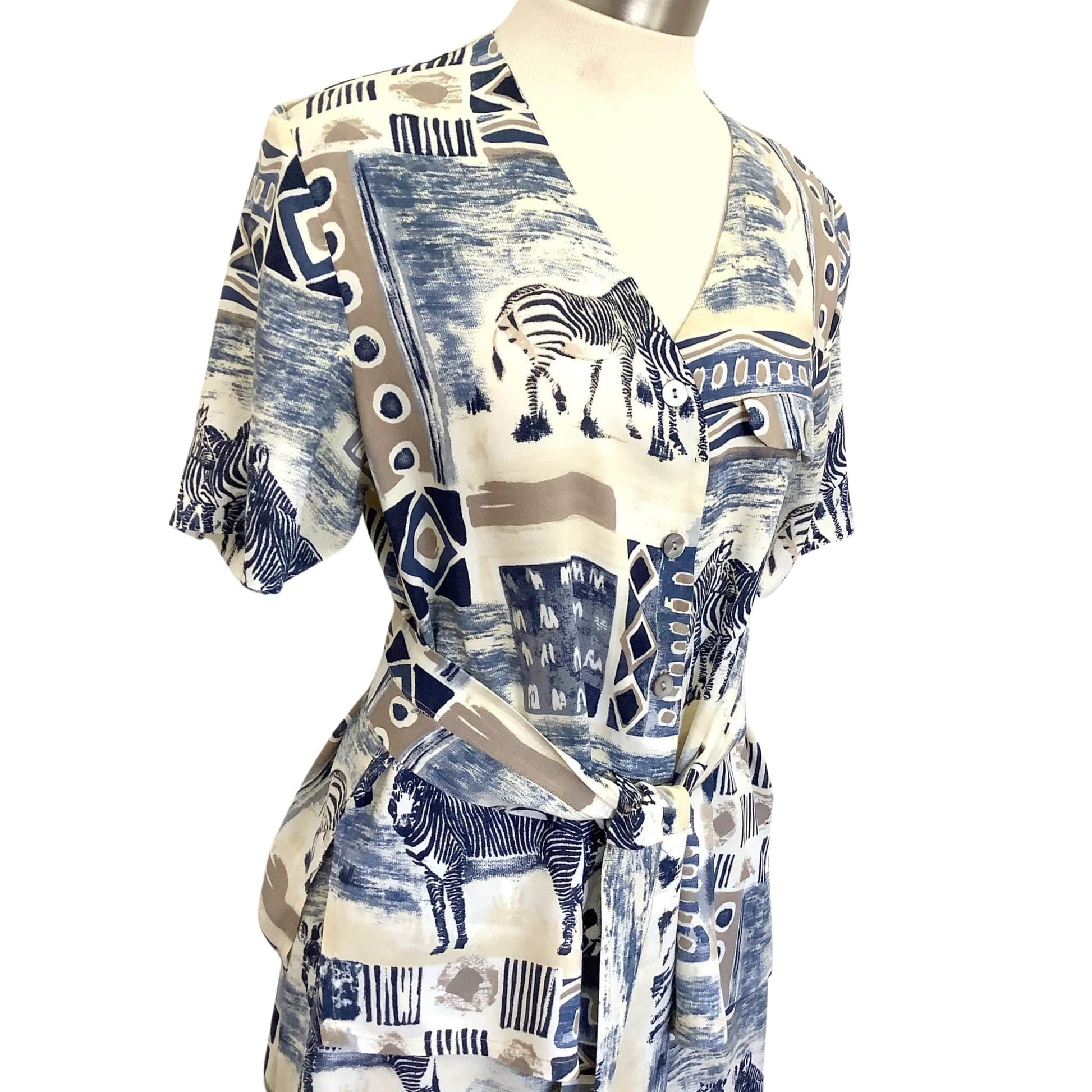 Zebra Themed Skirt Set