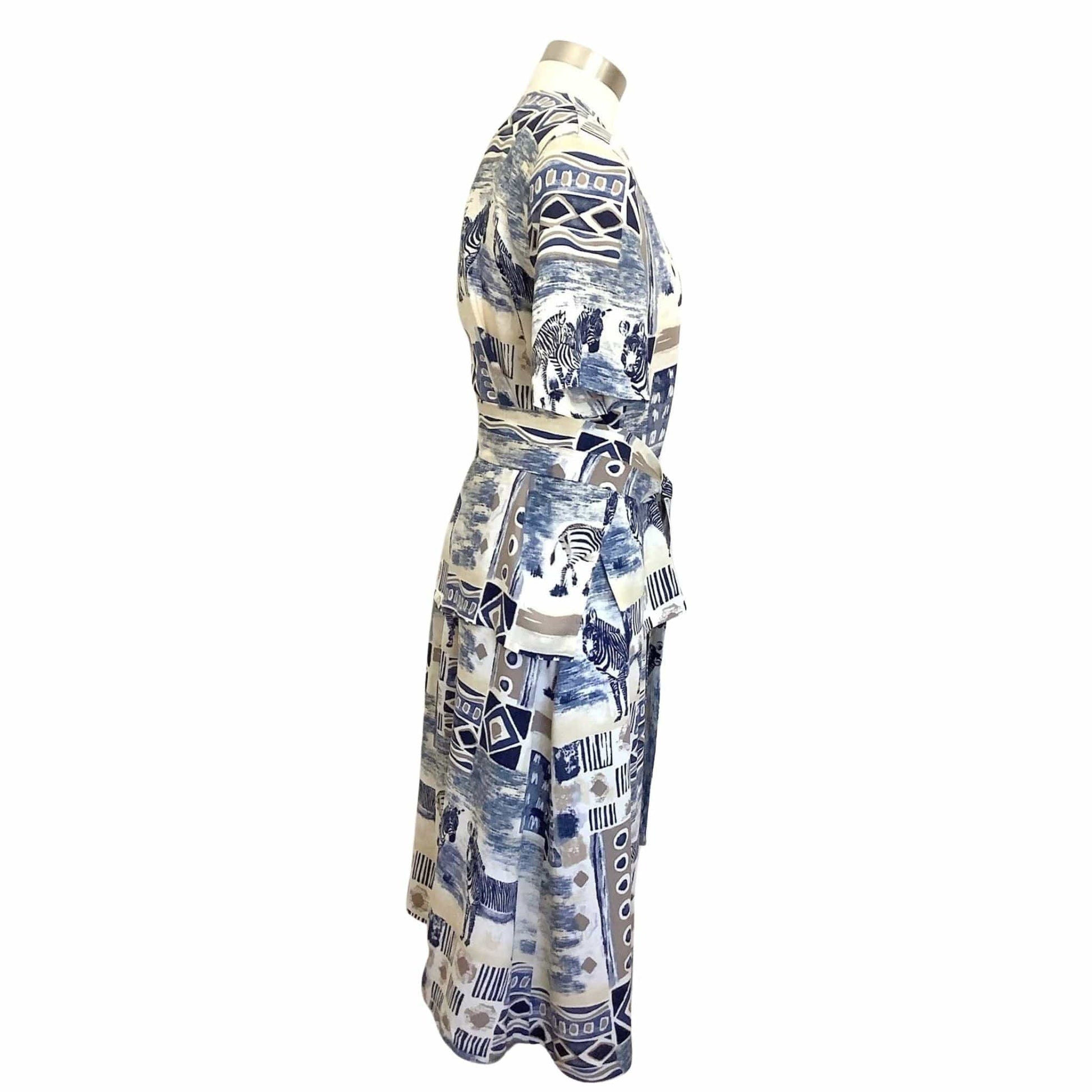 Zebra Themed Skirt Set