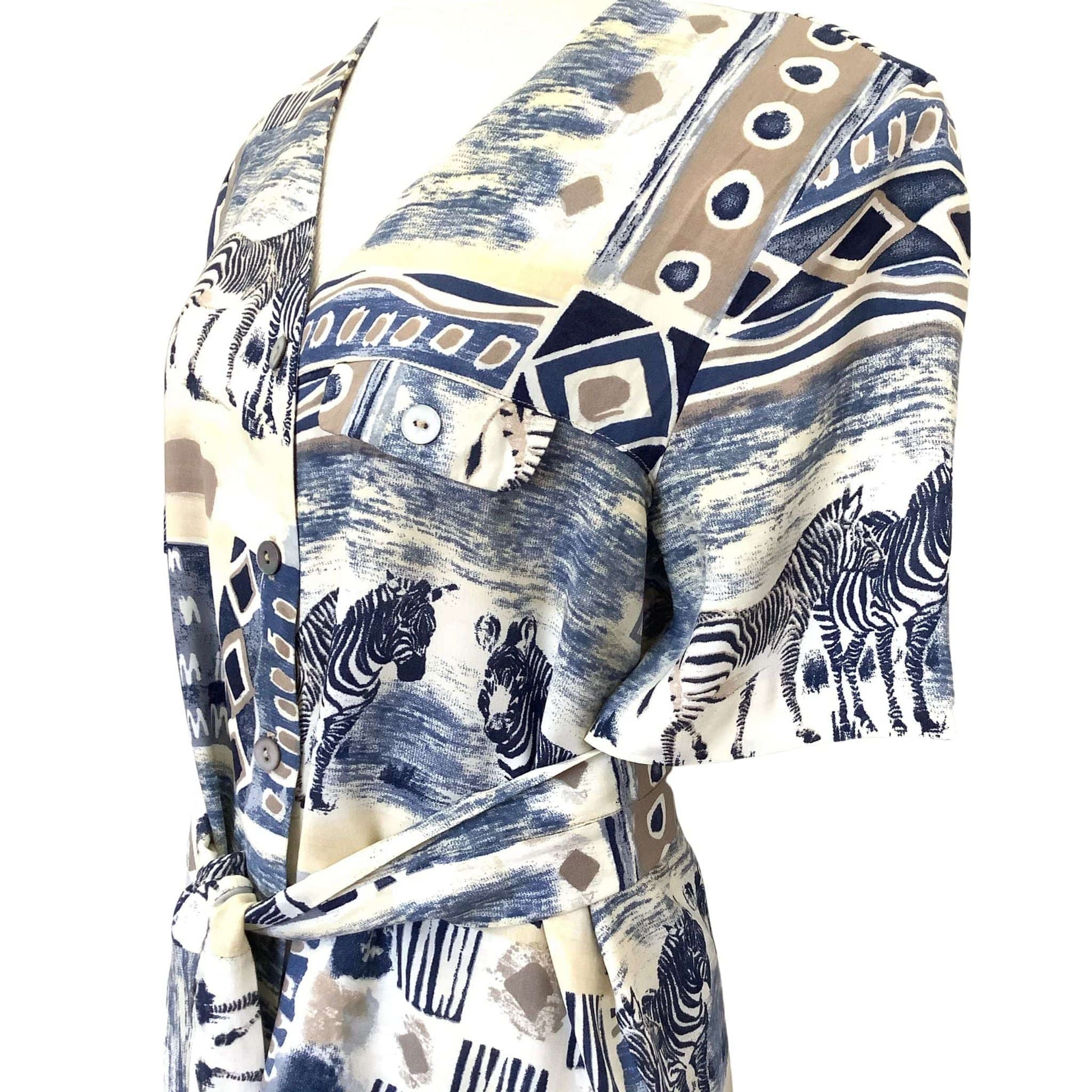 Zebra Themed Skirt Set