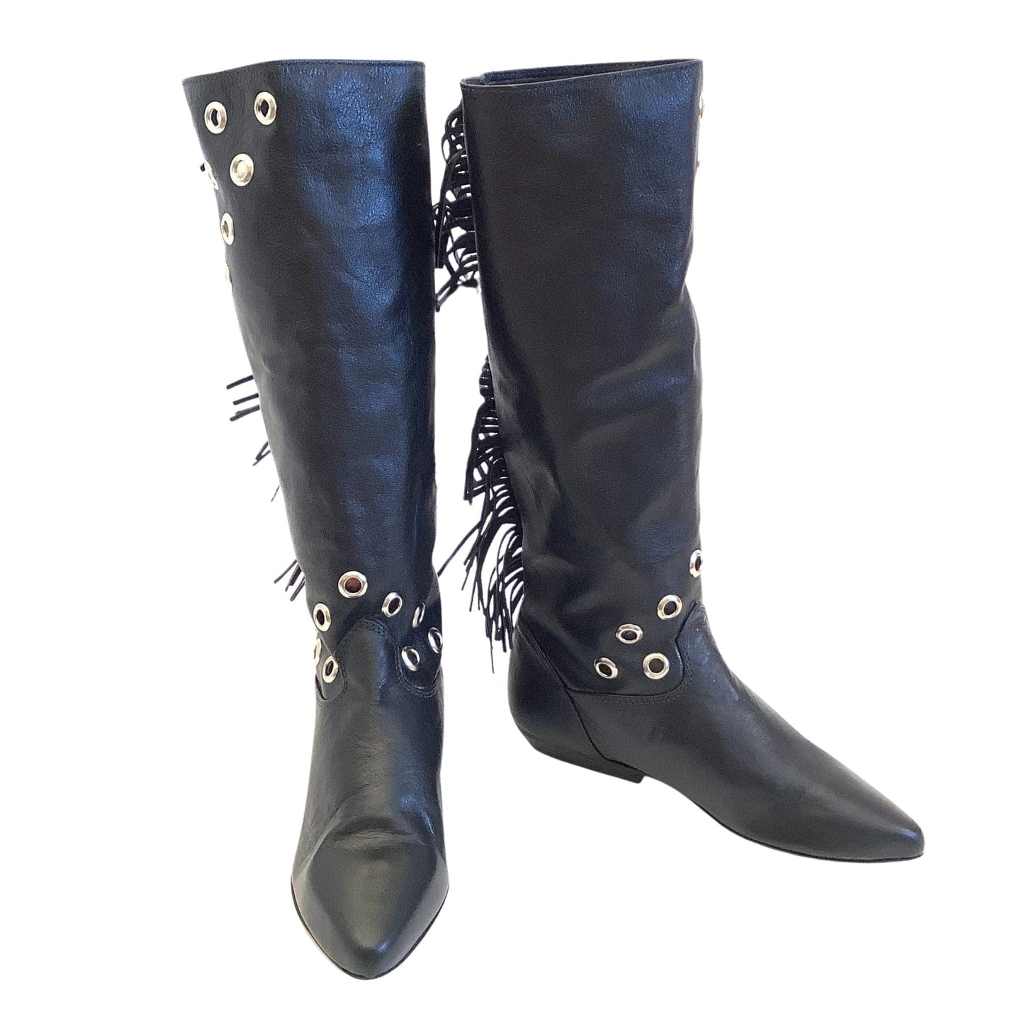 Zodiac Fringed Boots