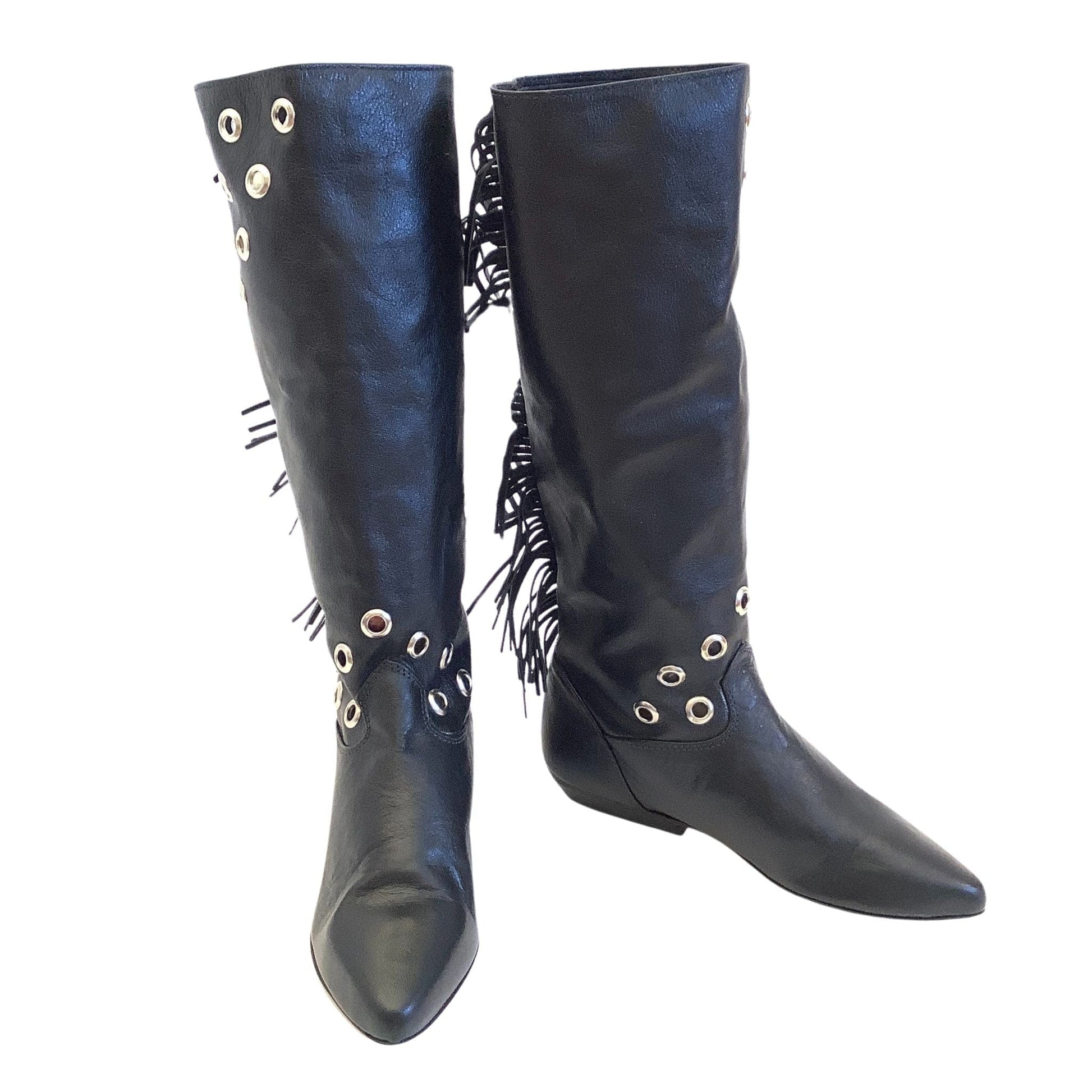 Zodiac Fringed Boots