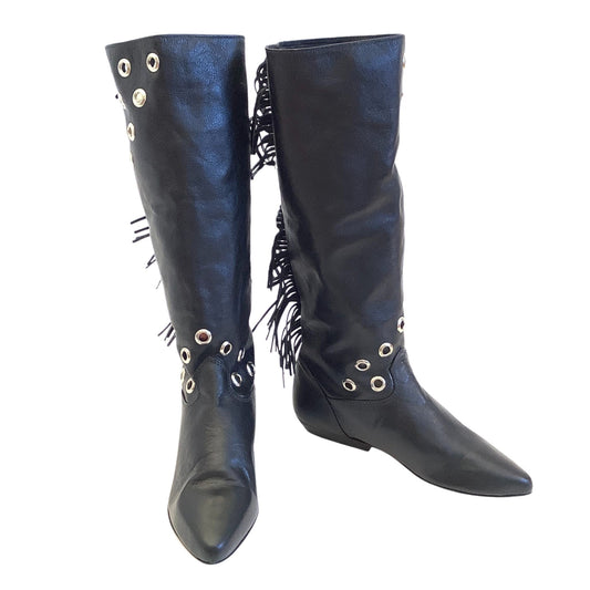 Zodiac Fringed Boots