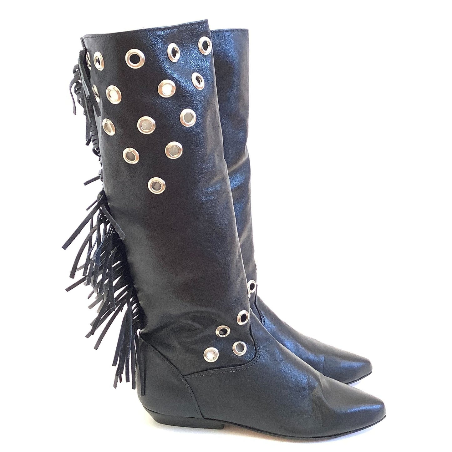 Zodiac Fringed Boots