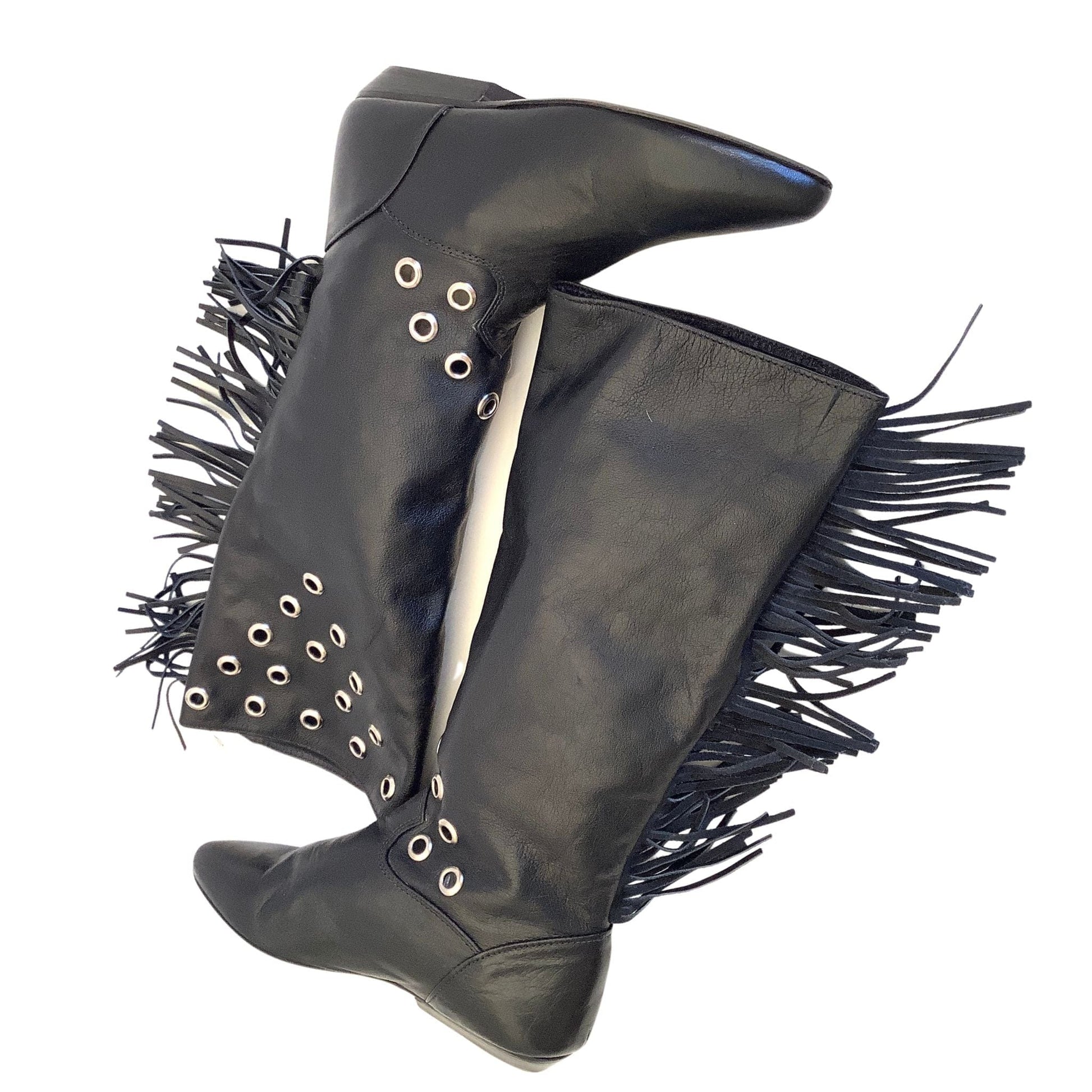 Zodiac Fringed Boots