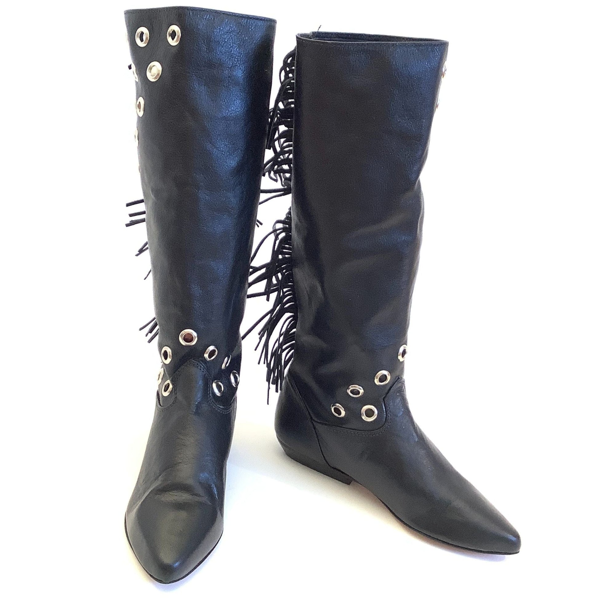 Zodiac Fringed Boots
