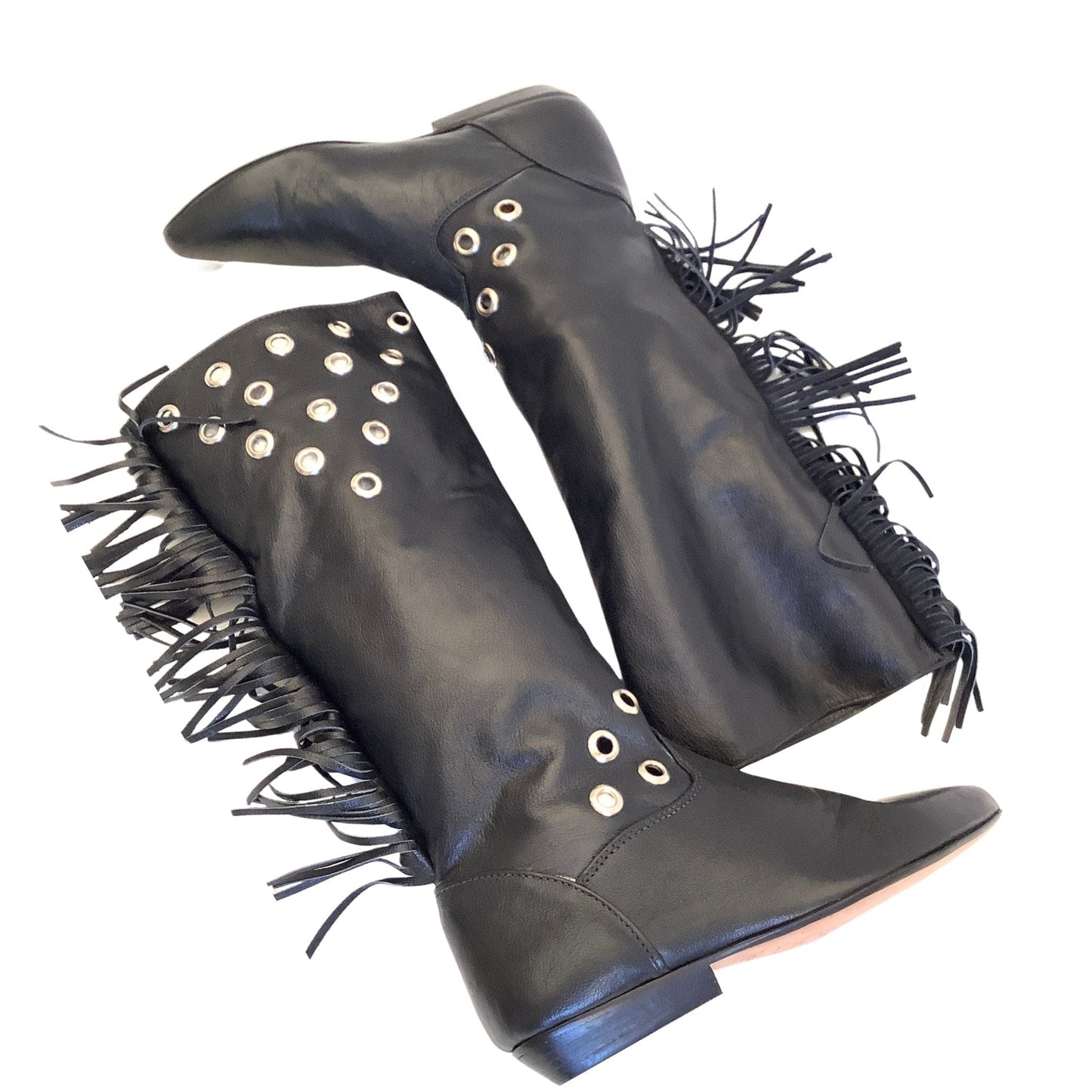 Zodiac Fringed Boots