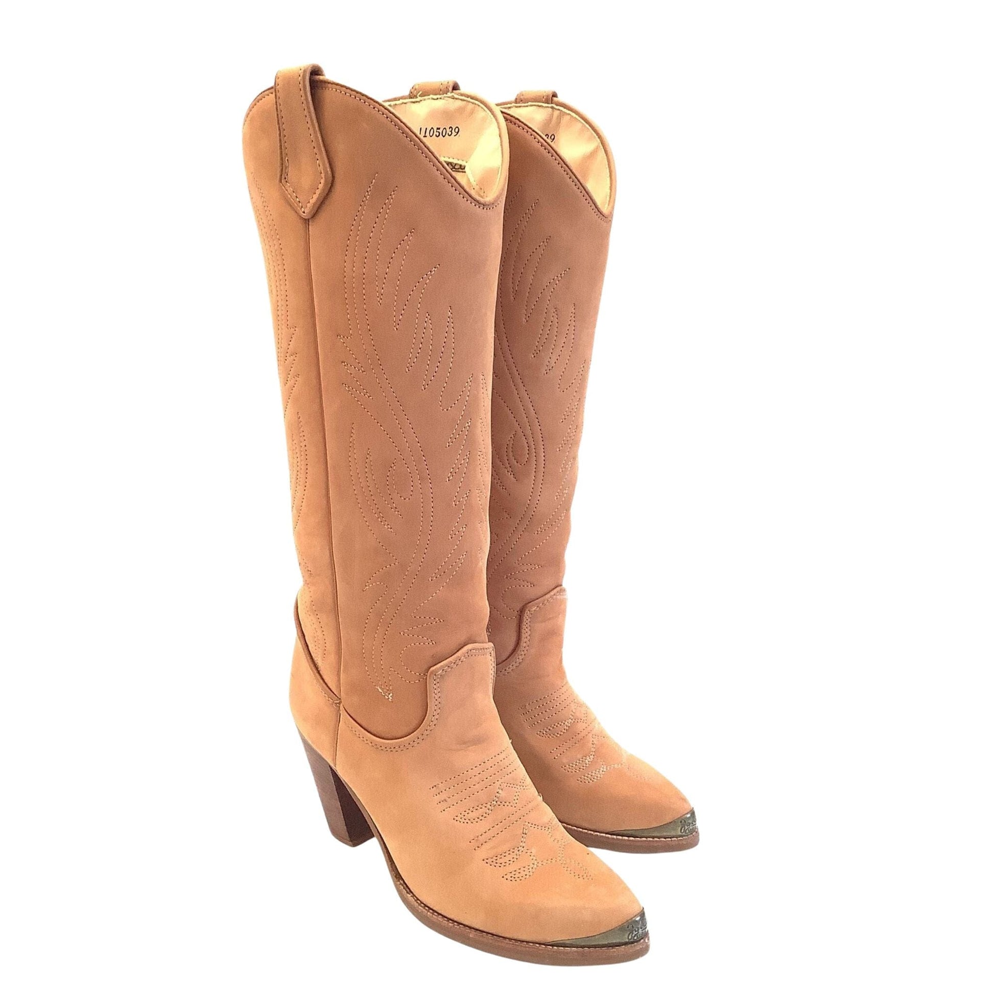 Zodiac Tan Cowboy Boots