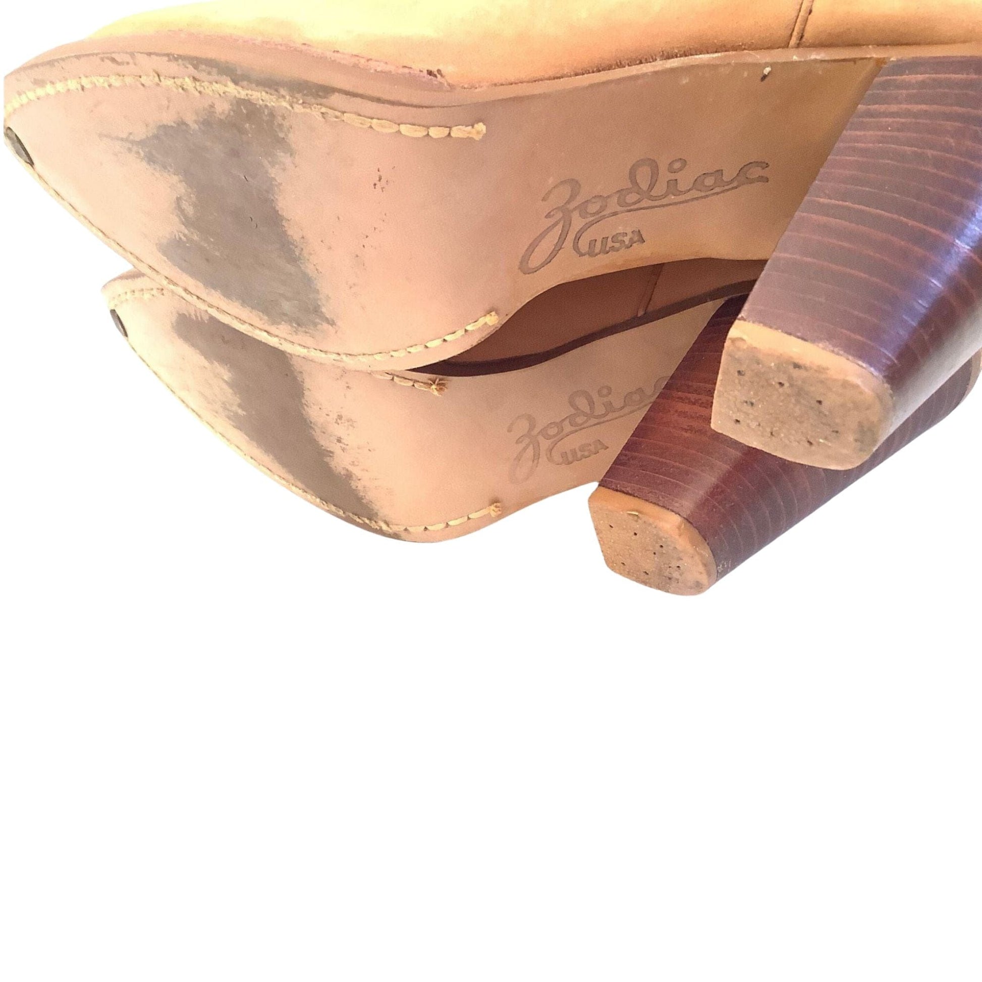 Zodiac Tan Cowboy Boots