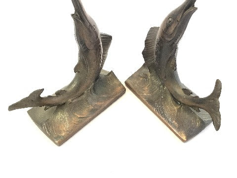 Antique Bronze Bookends