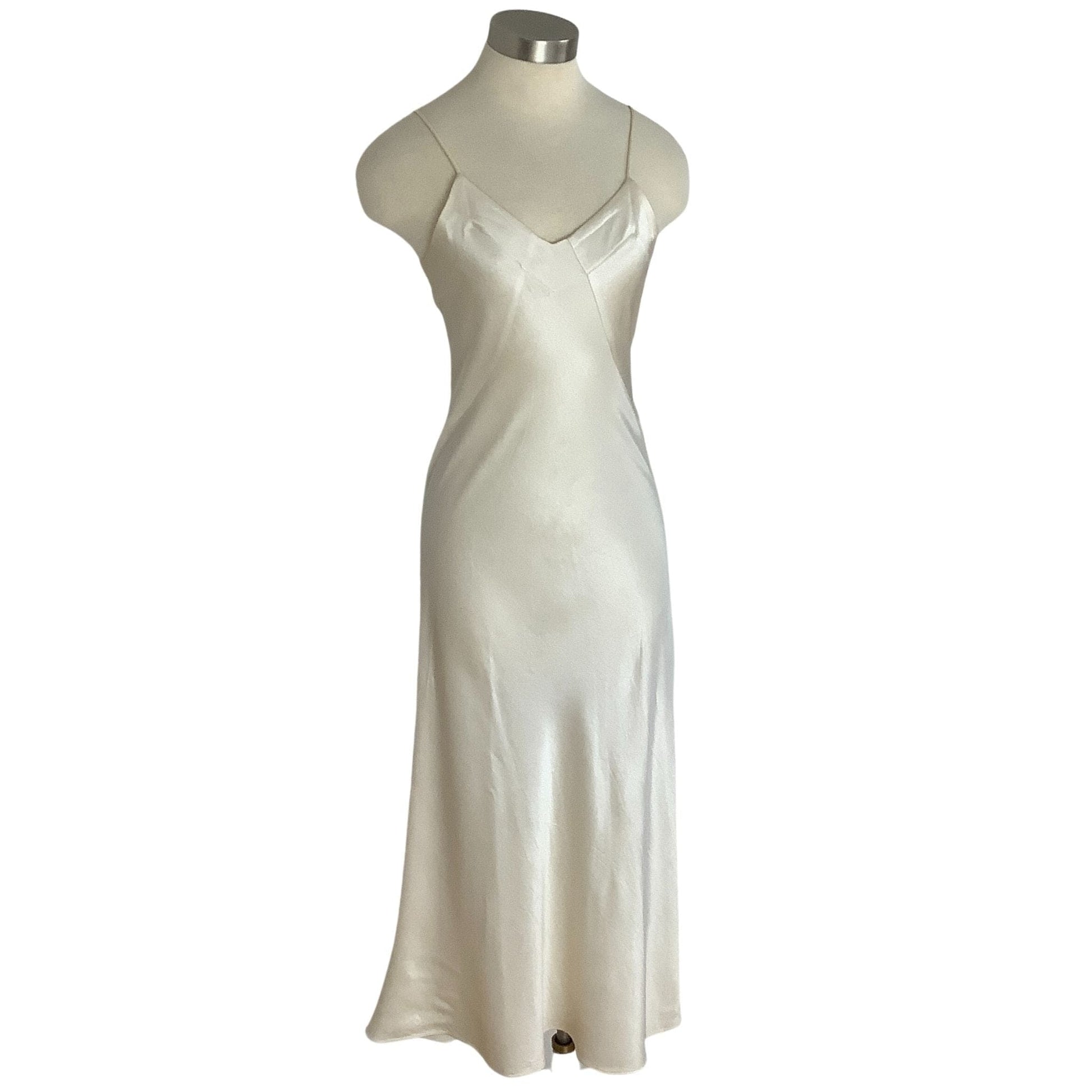 Bias Cut Satin Dress