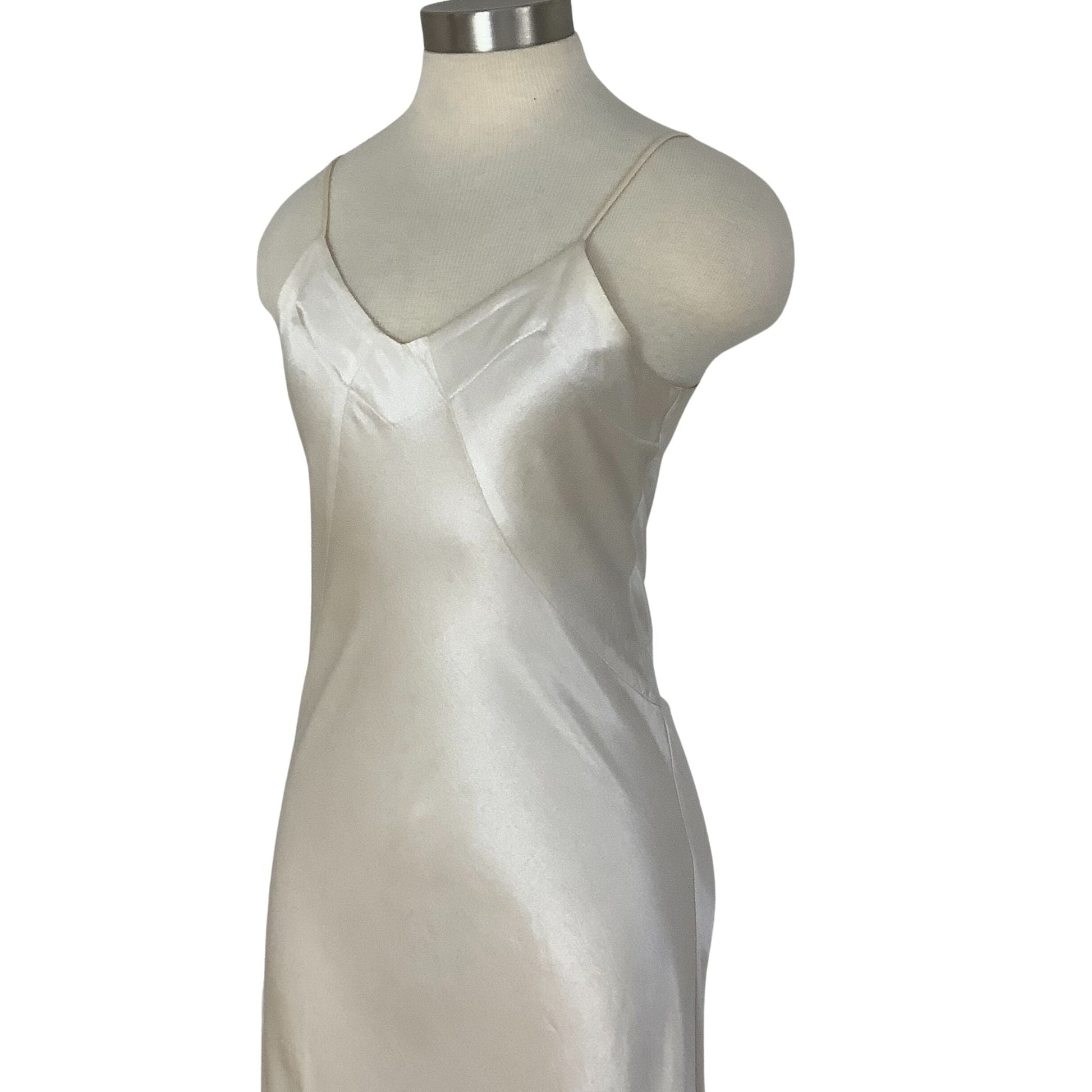 Bias Cut Satin Dress