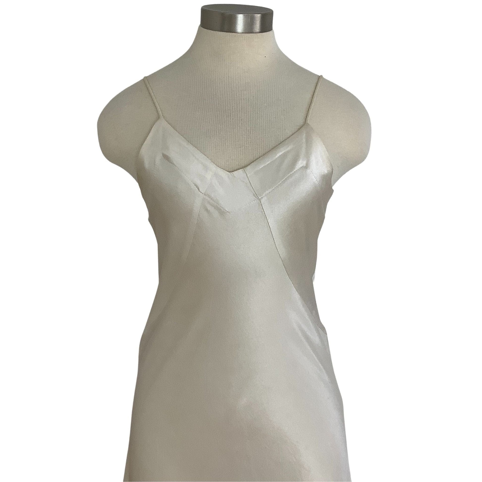 Bias Cut Satin Dress