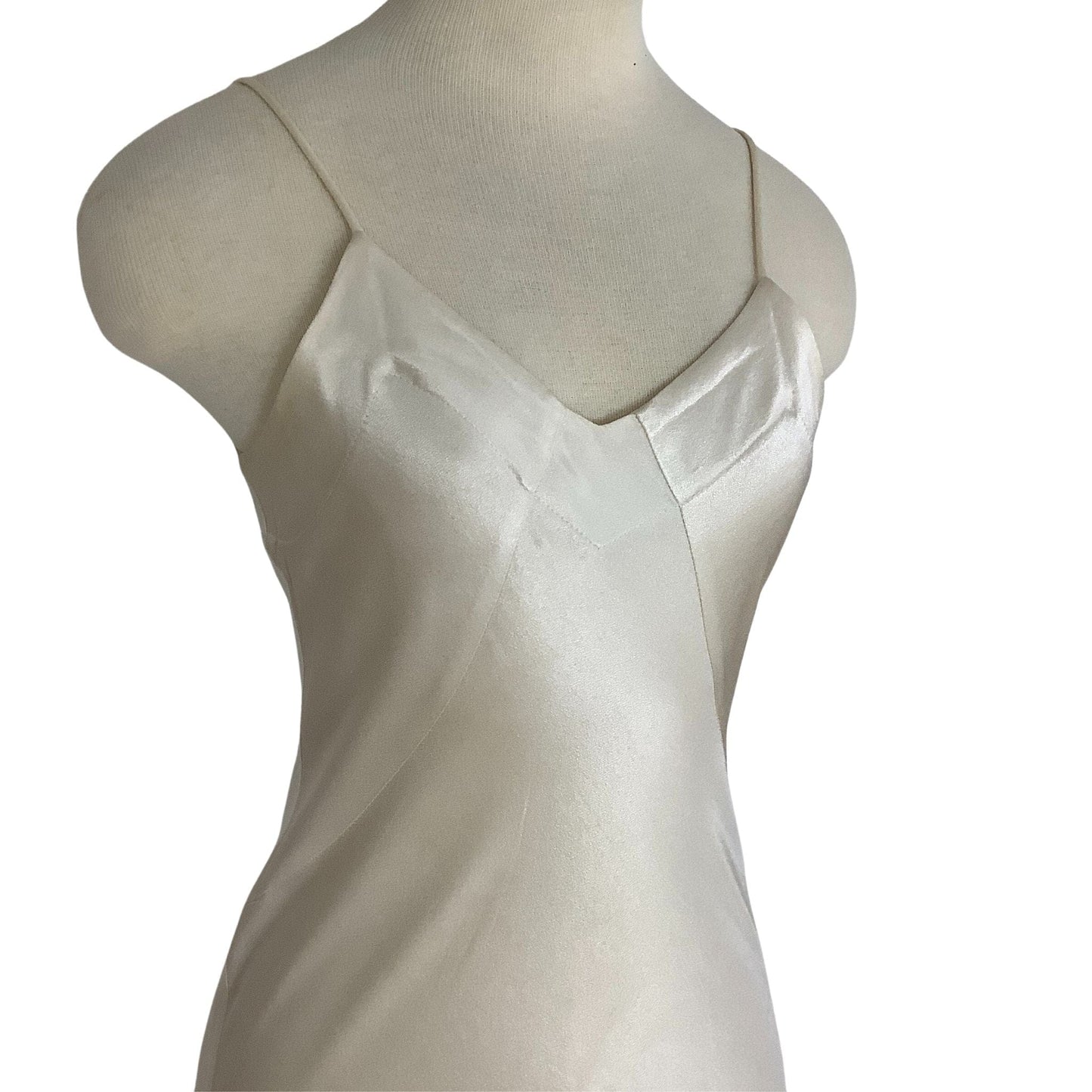 Bias Cut Satin Dress