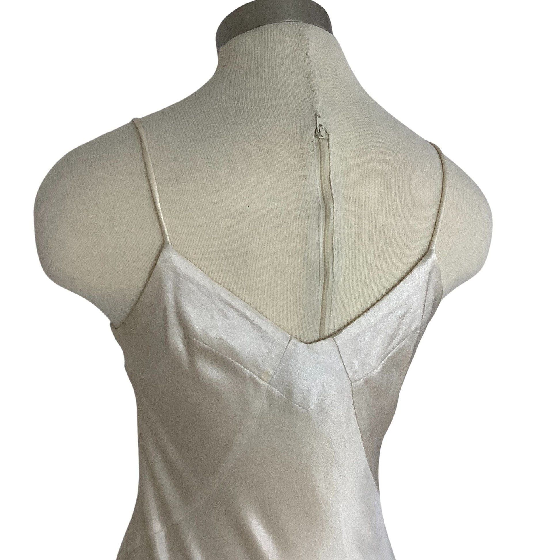 Bias Cut Satin Dress